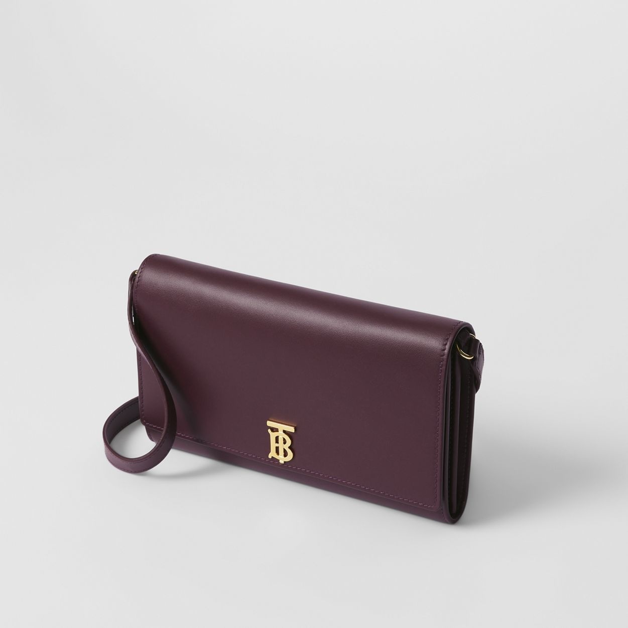 Monogram Motif Leather Wallet with Detachable Strap - 4