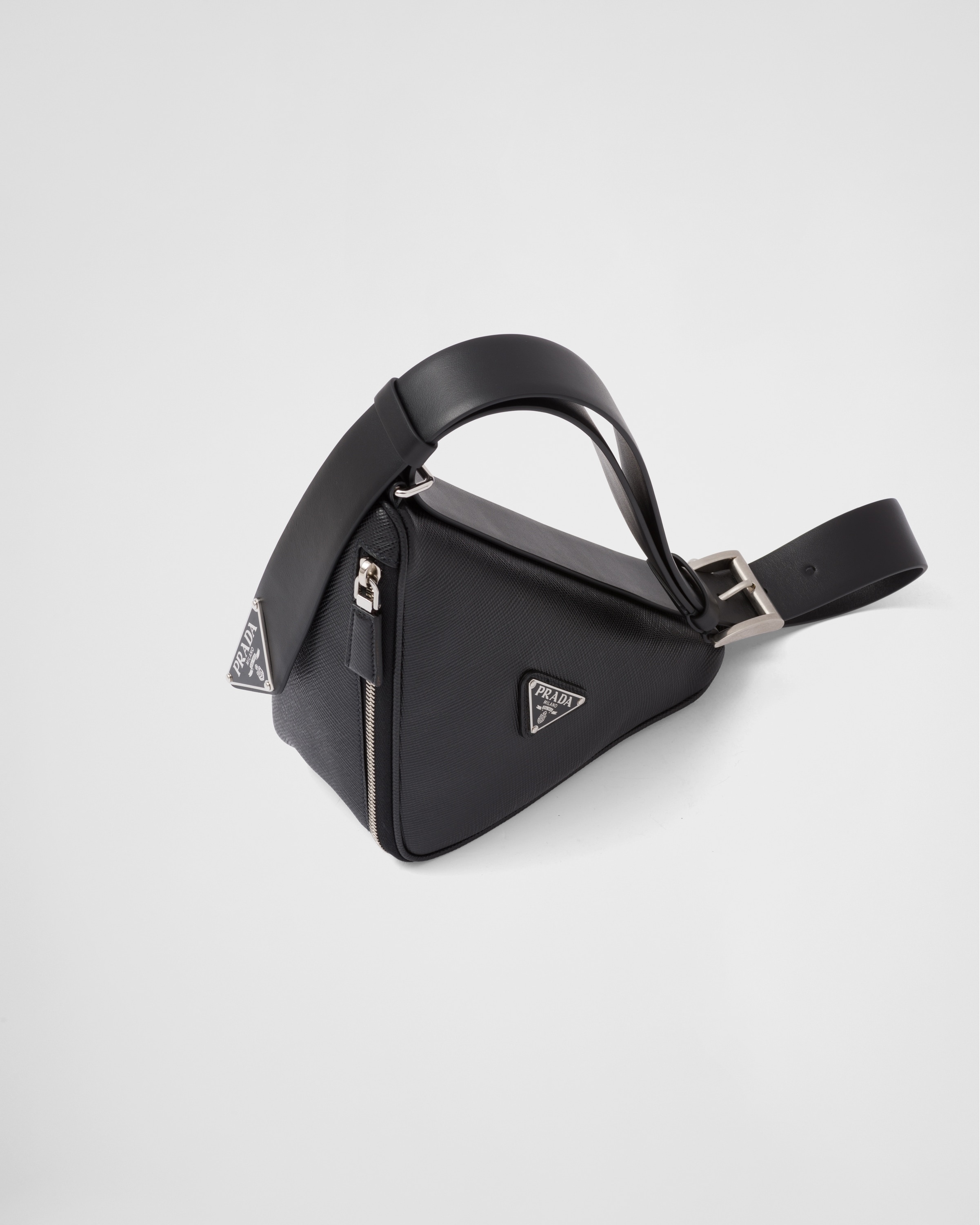 Saffiano leather belt bag - 3