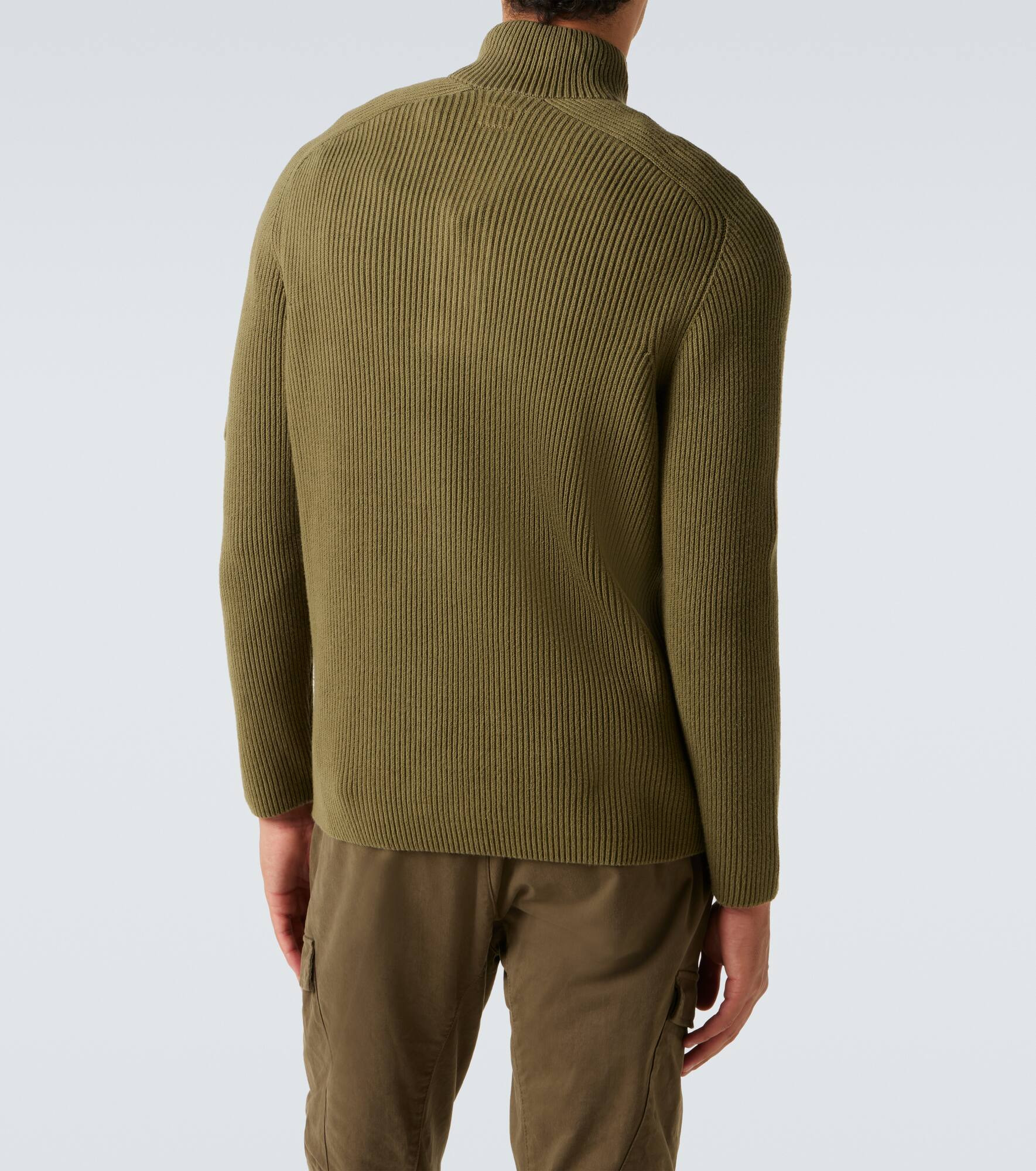 Ribbed-knit cotton-blend sweater - 4