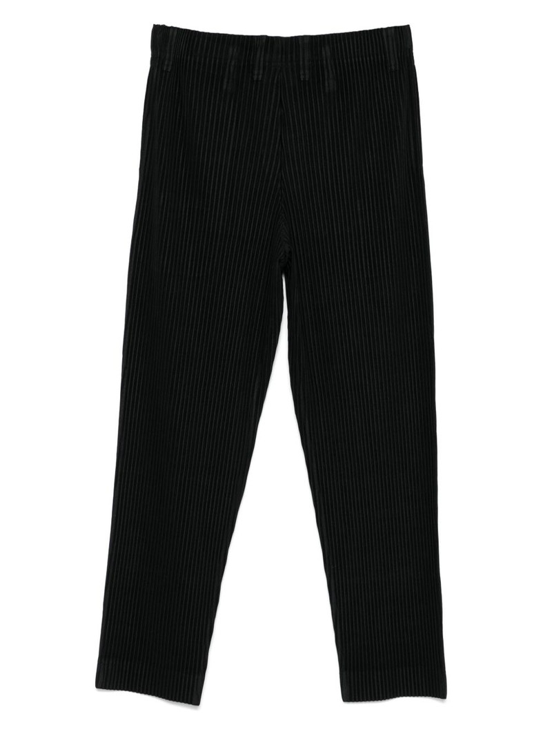 ISSEY MIYAKE plissé-effect trousers outlook
