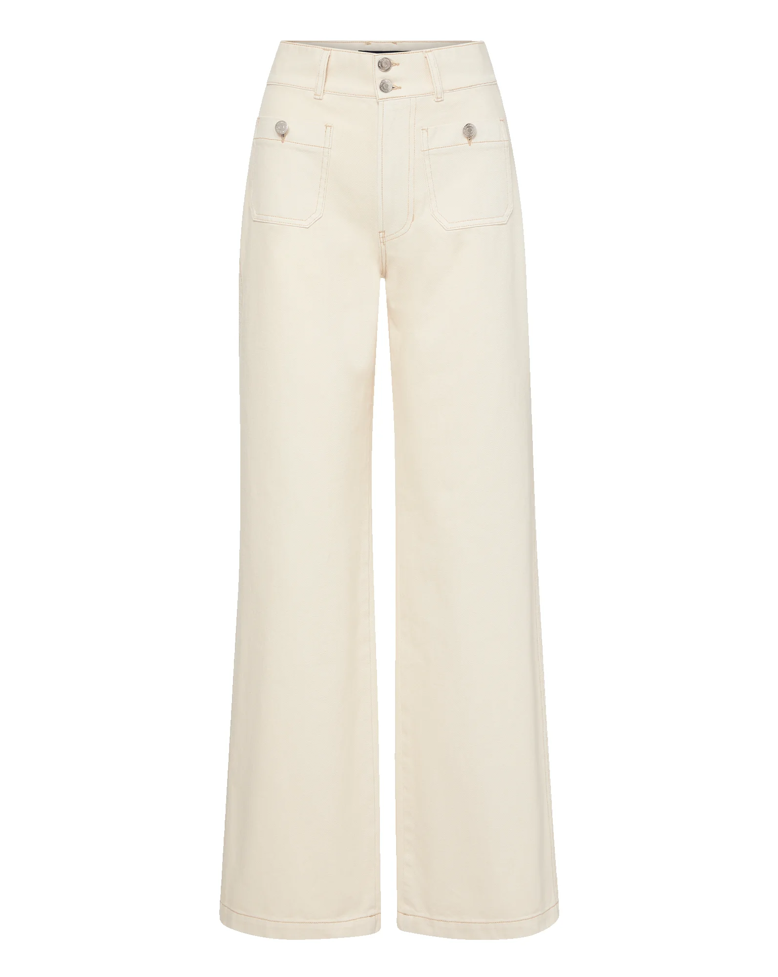 TAYLOR PATCH-POCKET WIDE-LEG JEAN - 1