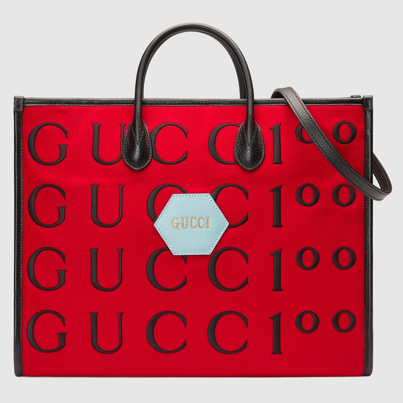 Gucci 100 large tote bag 1