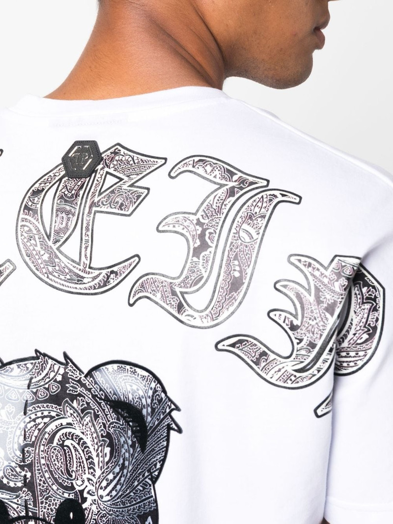 Teddy Bear paisley-print T-shirt 5