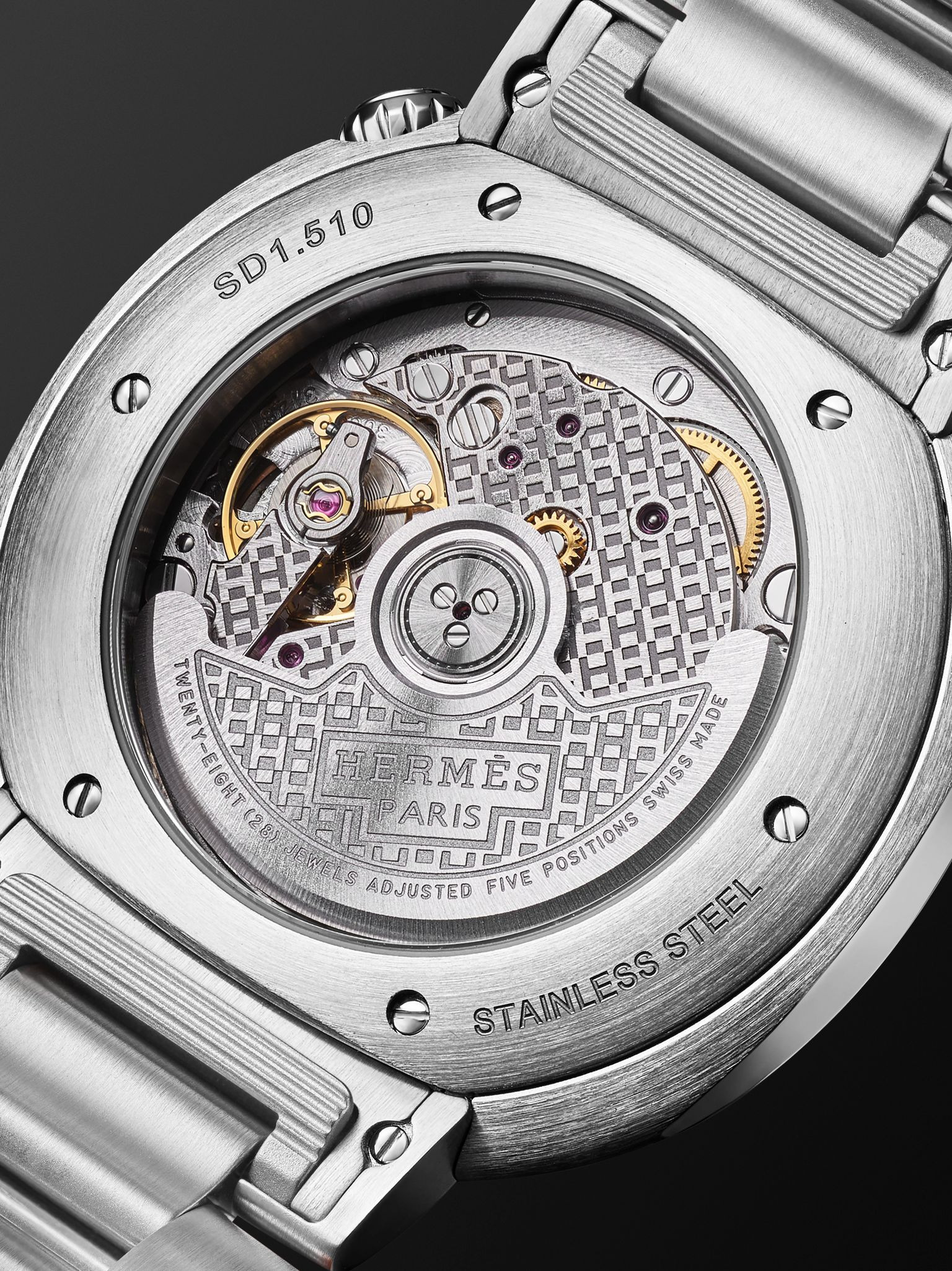 Cut Automatic 36mm Stainless Steel Watch, Ref. No. 403190WW00 Silver - 3