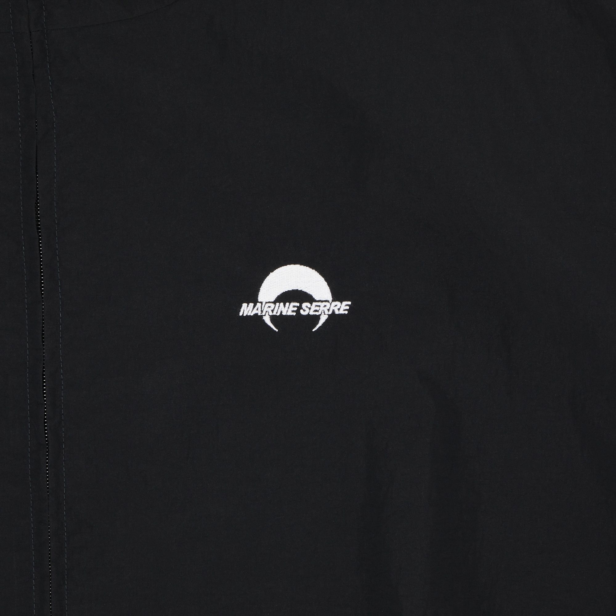 Marine Serre MS Sport Nylon Track Jacket 'Black' - 3
