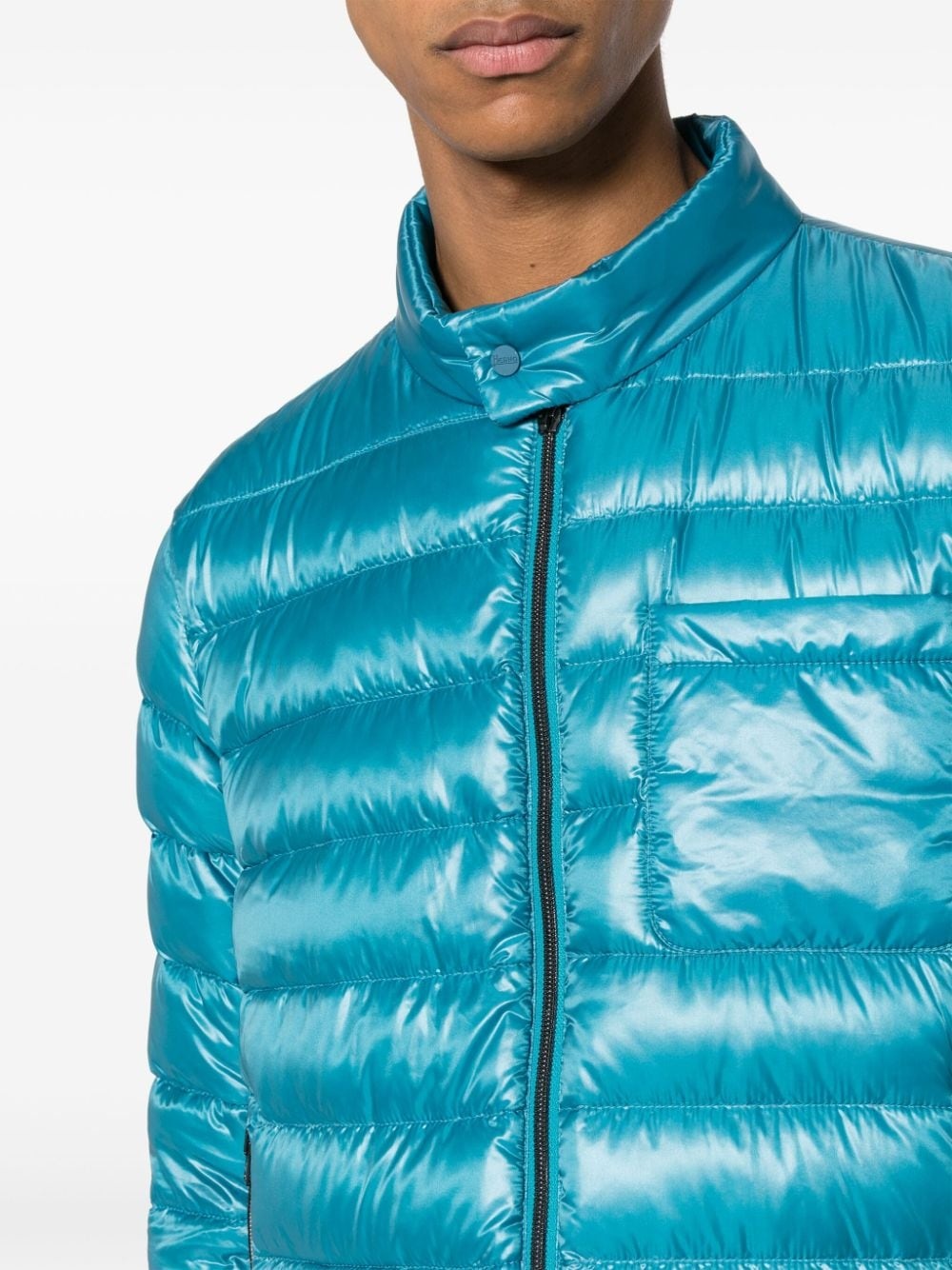 zip-up padded jacket - 5