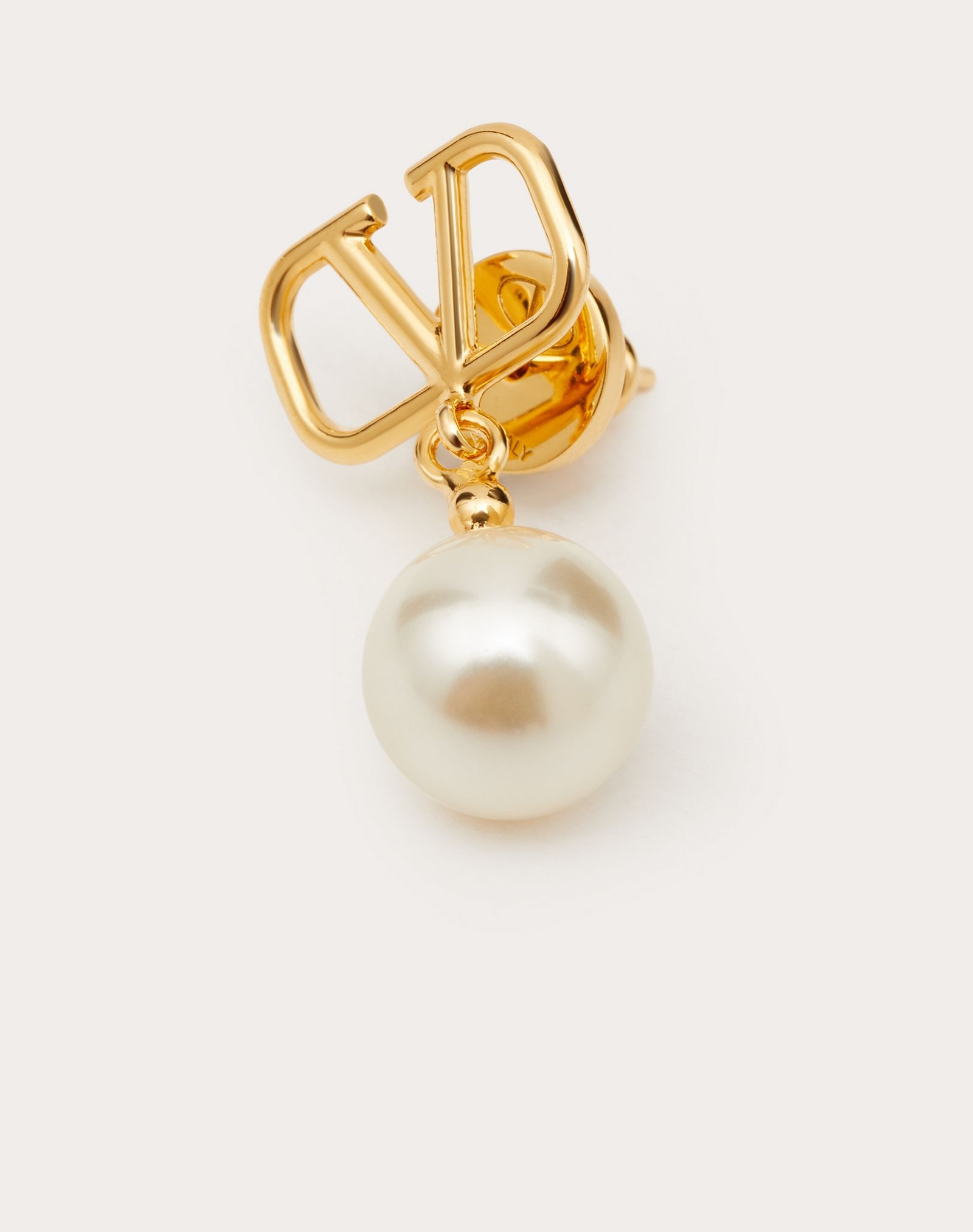 VLogo Signature Earrings with Pearls - 2