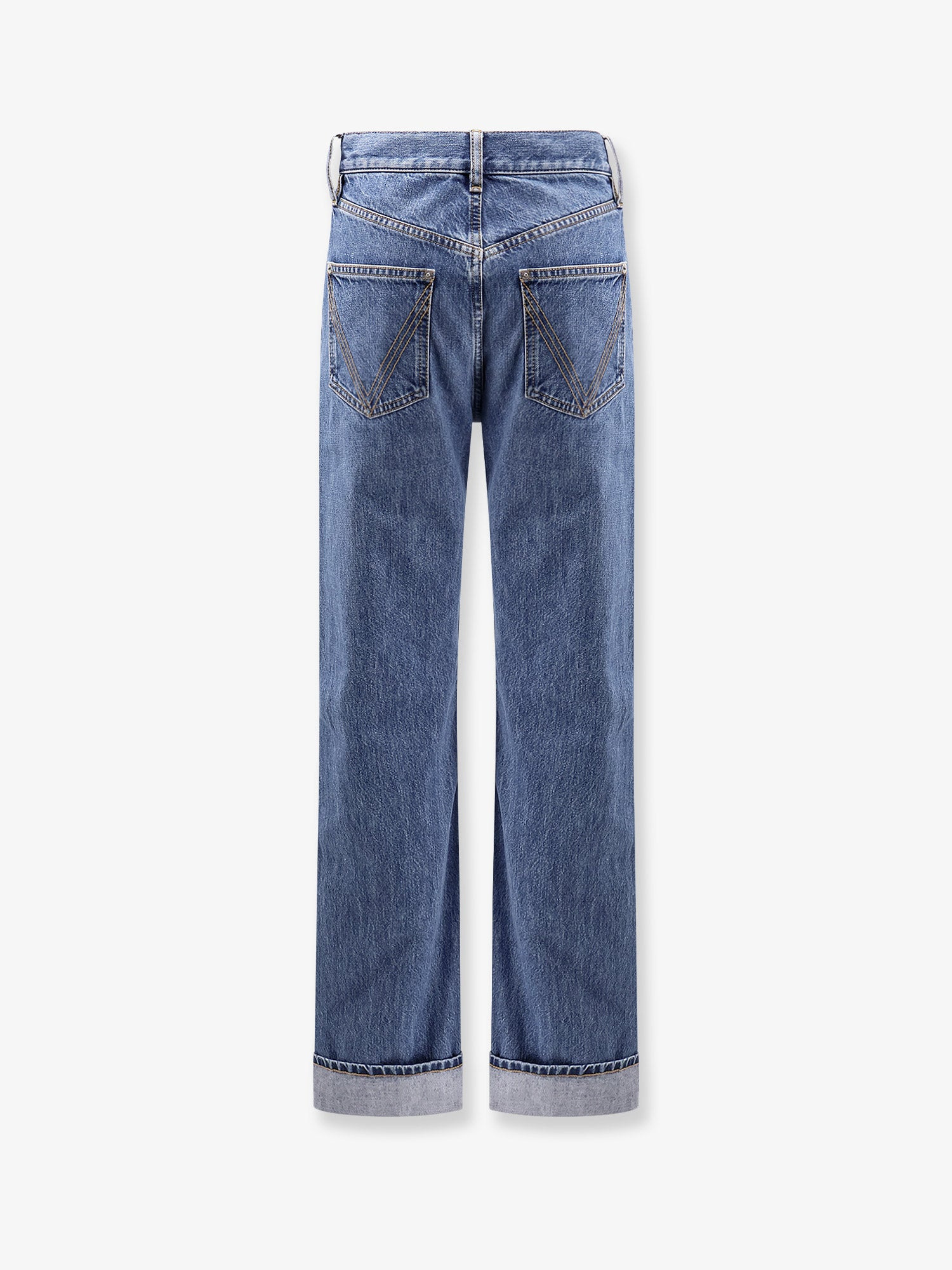 Turned Up Jeans With Straight Leg - 2