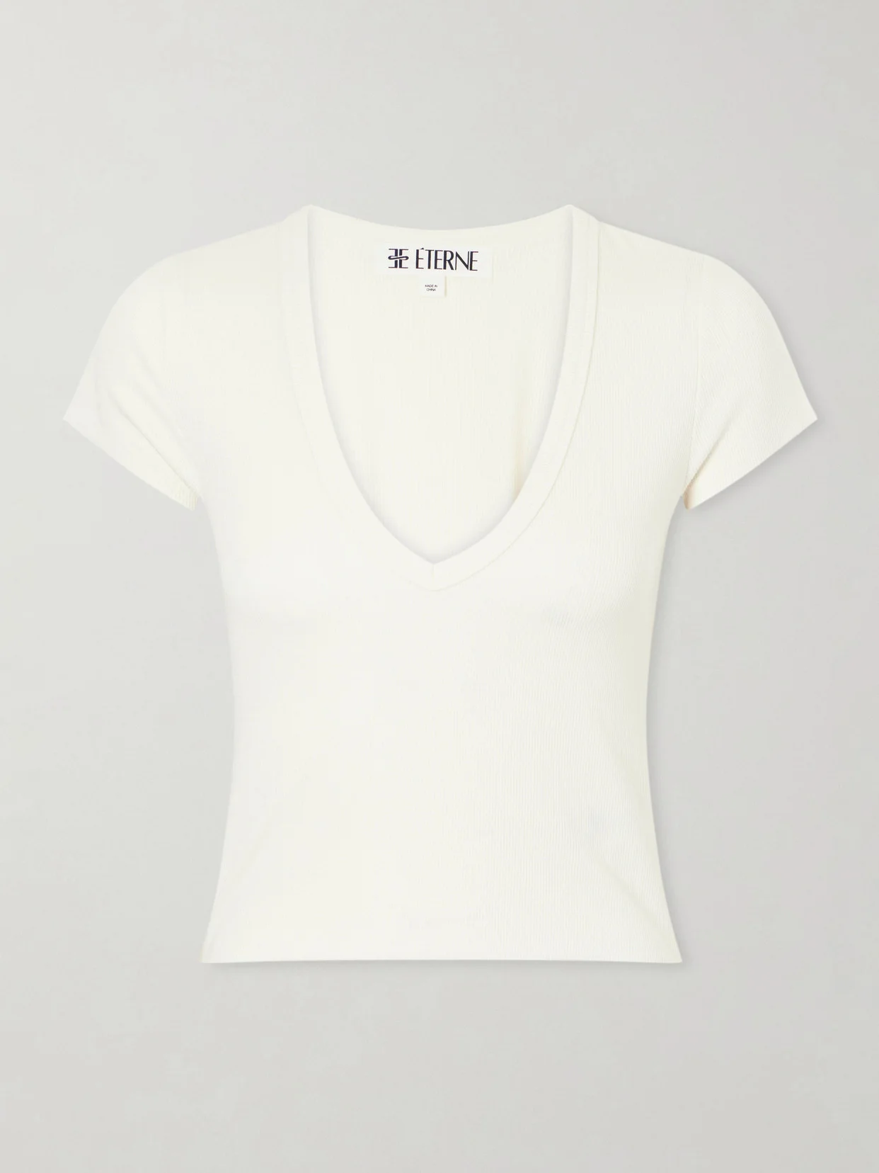 Ribbed Jersey T-shirt - 1