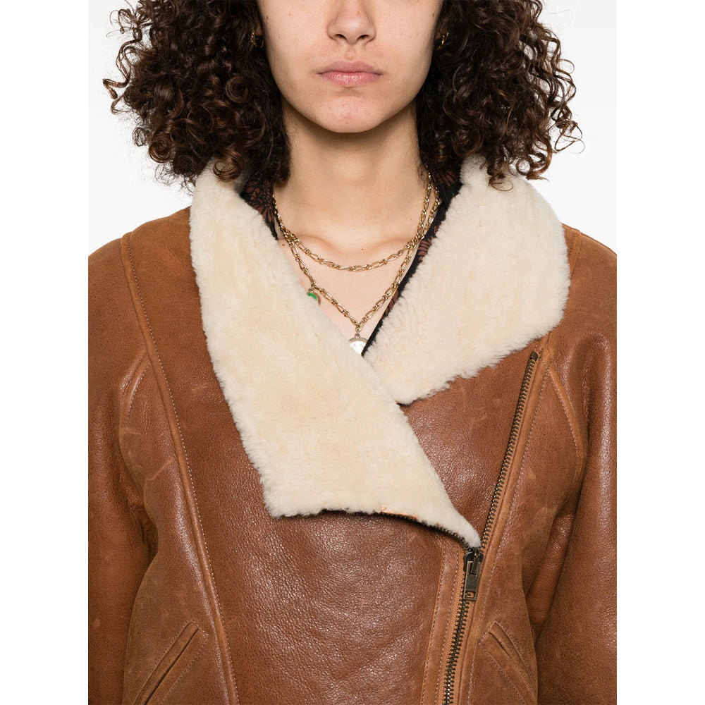 Isabel Marant Brown Jackets - Faux Fur & Shearling Jackets Women - 2