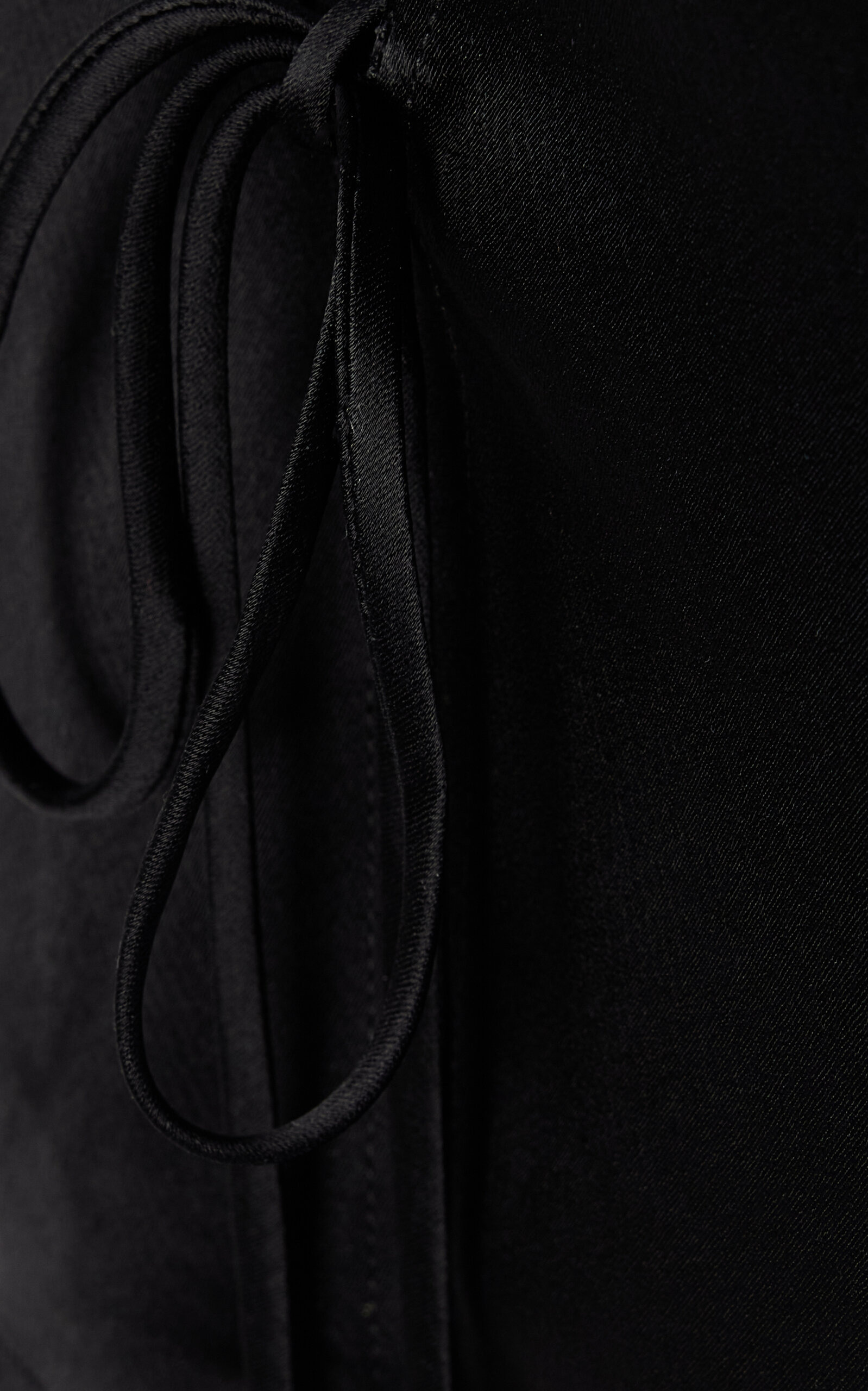 Barb Cropped Satin Top black - 5