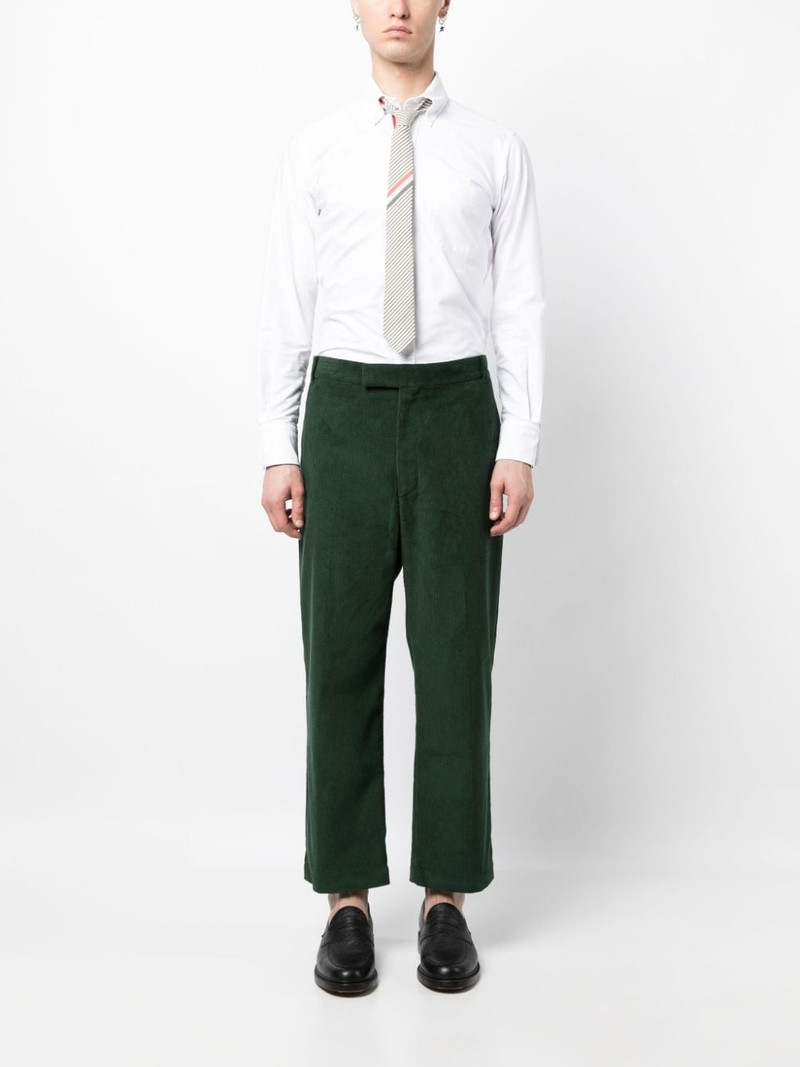 Thom Browne RWB-stripe corduroy trousers outlook