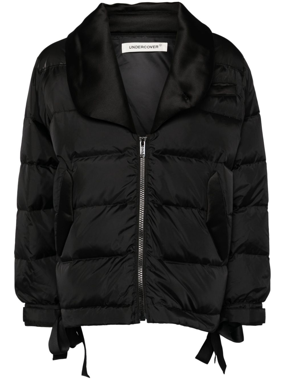 panelled puffer jacket - 1