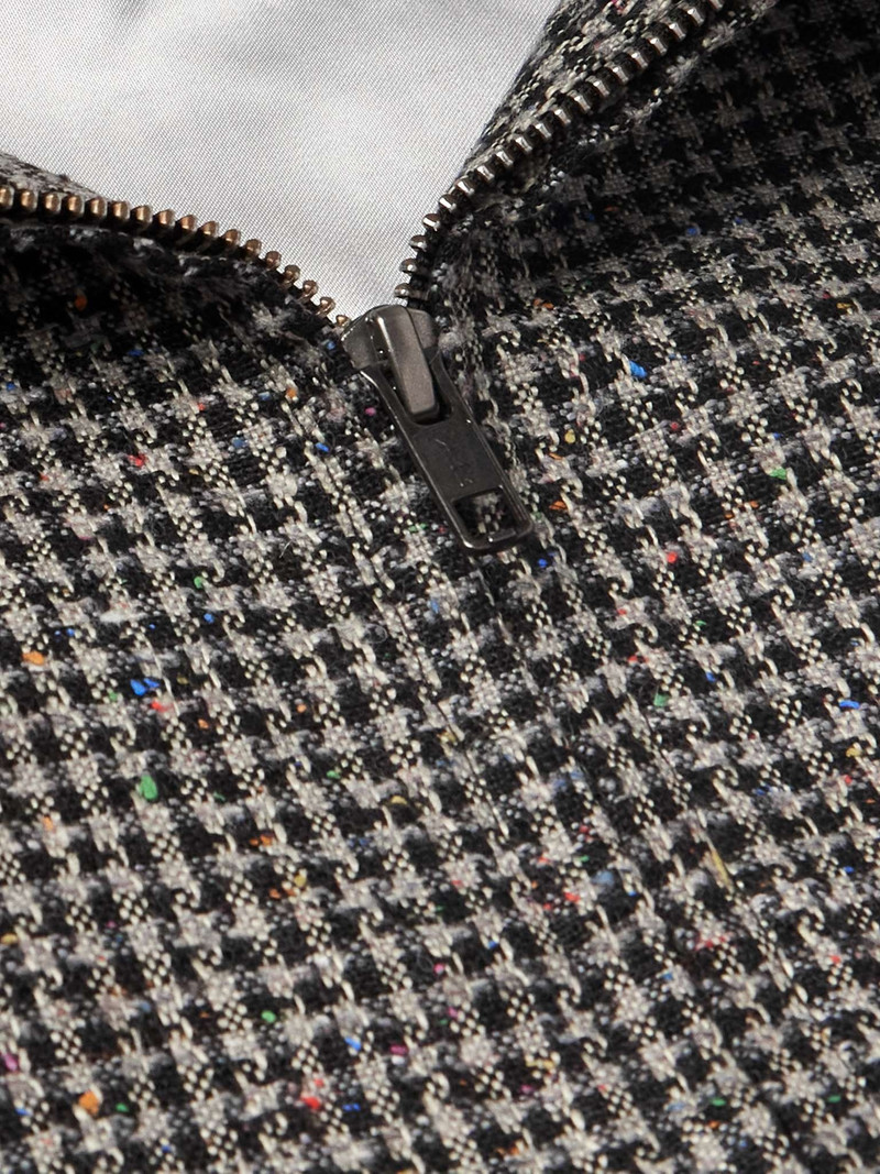 Ricky Houndstooth Linen-Blend Jacket 5
