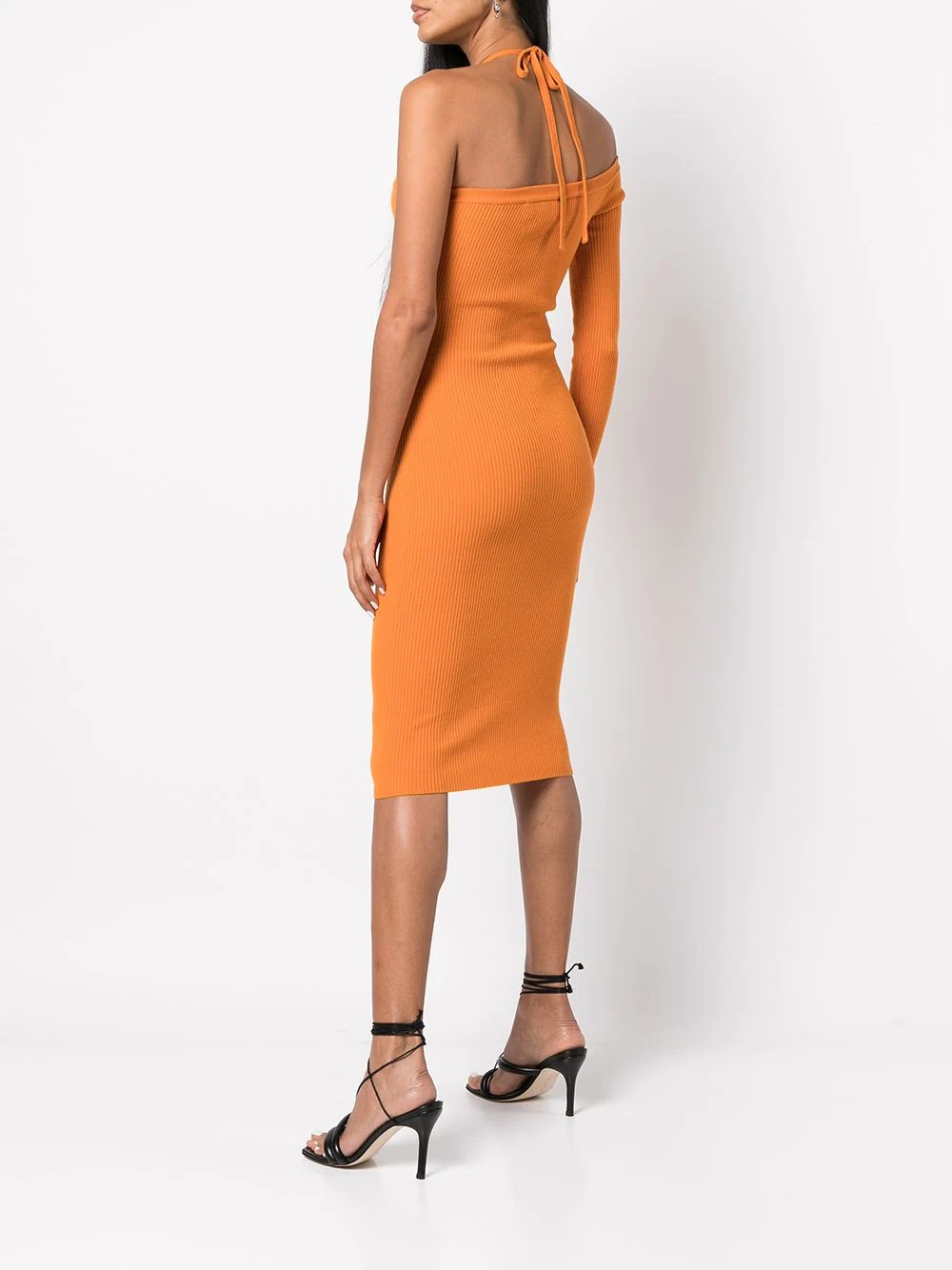 asymmetric knitted dress - 4