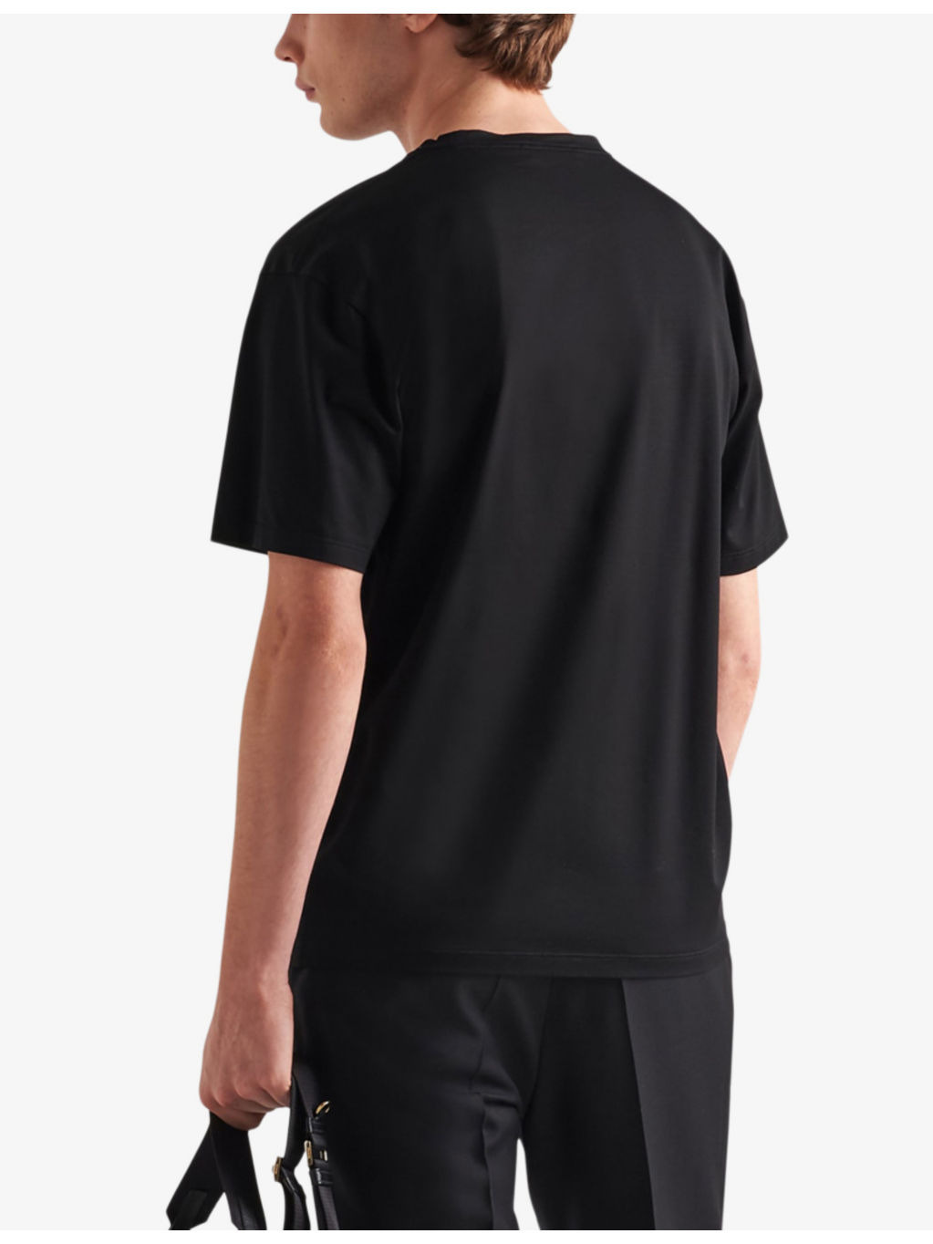 Logo-print crewneck stretch-cotton T-shirt - 3