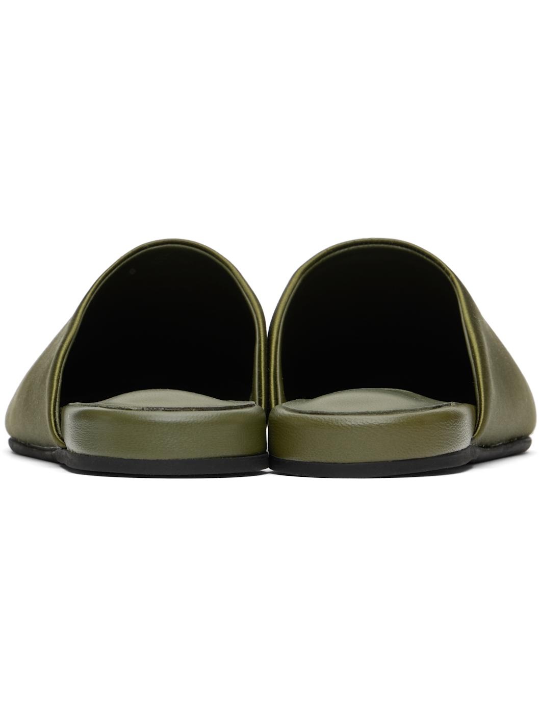 Khaki 'The Slipper' Slippers - 2
