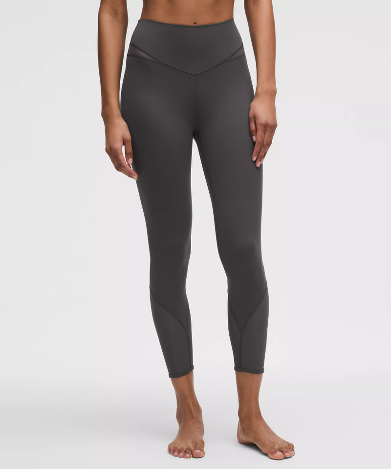 Mesh-Panelled Nulu High-Rise Yoga Crops 23" 1