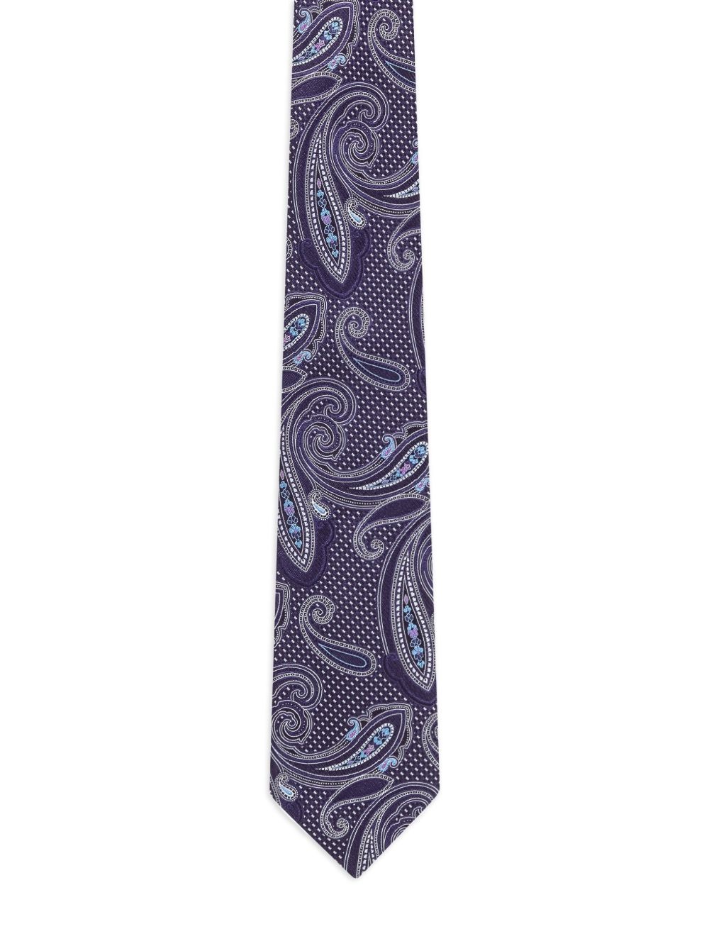 printed silk tie - 2