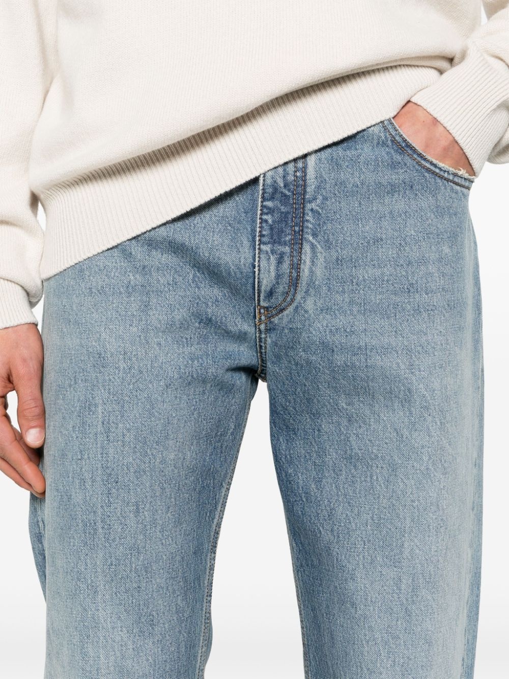 Fred mid-rise straight-leg jeans - 5