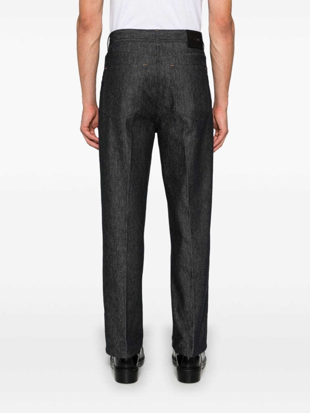 logo-patch jeans - 4