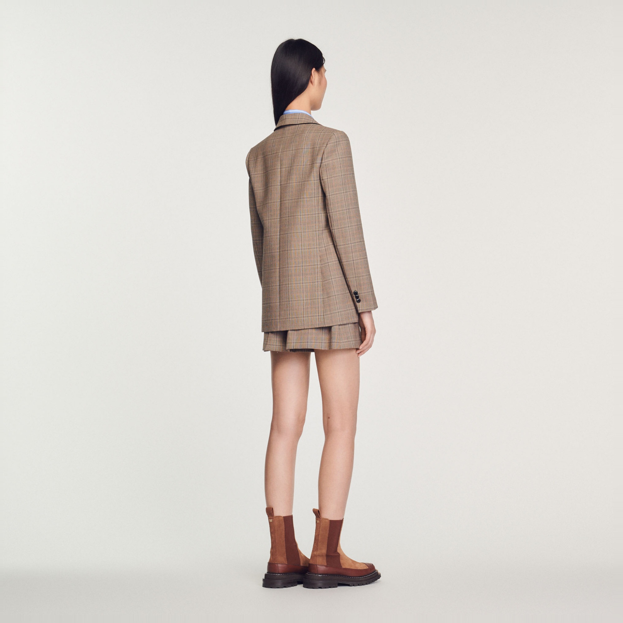Checked tailored jacket - 7