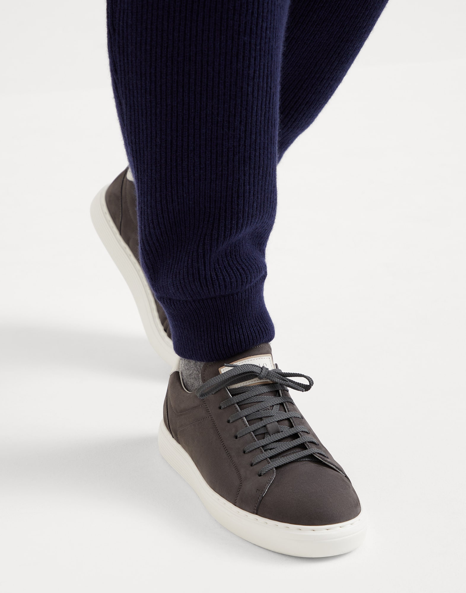 Nubuck calfskin sneakers - 4