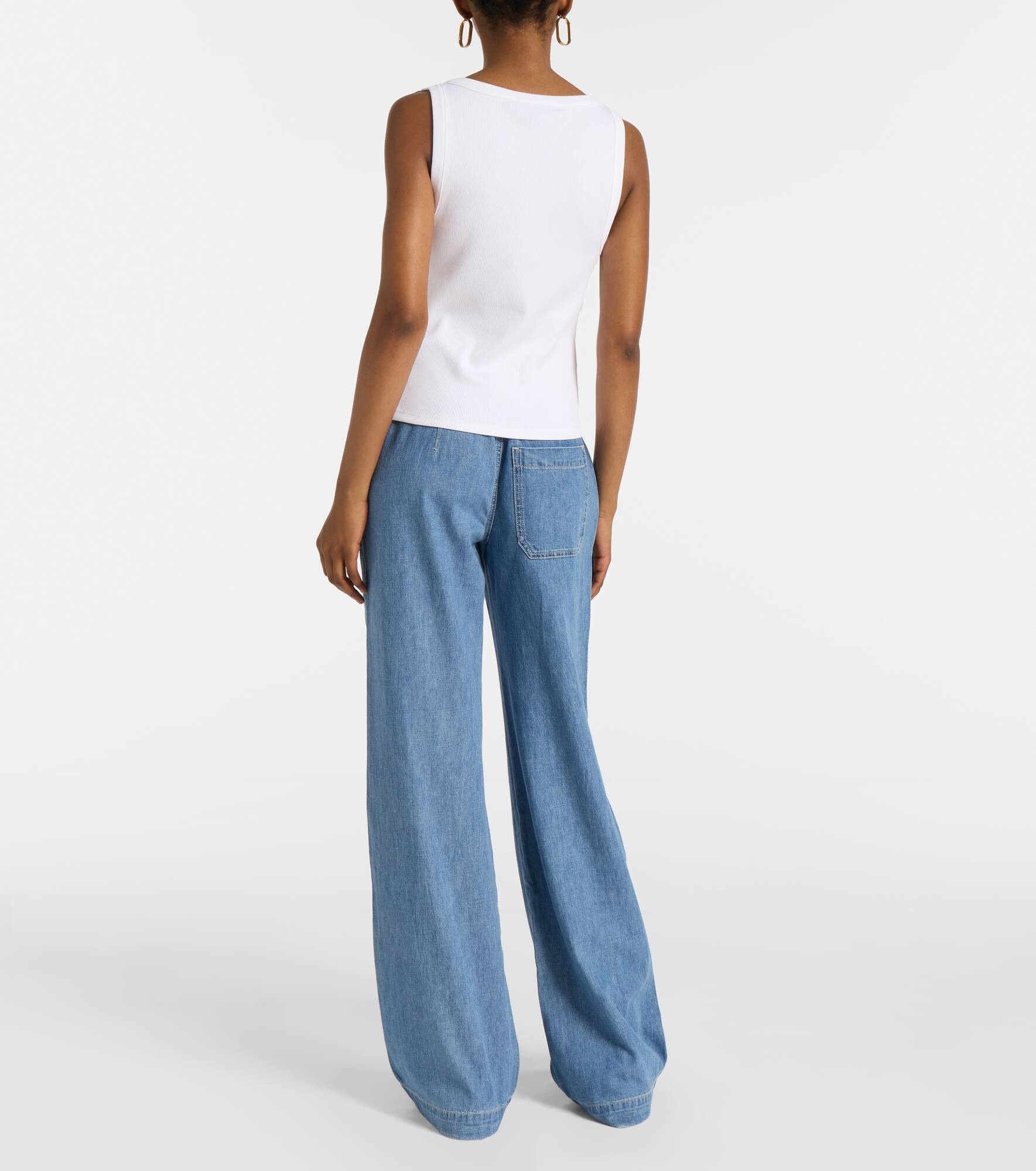 Abbott cotton-blend tank top - 3