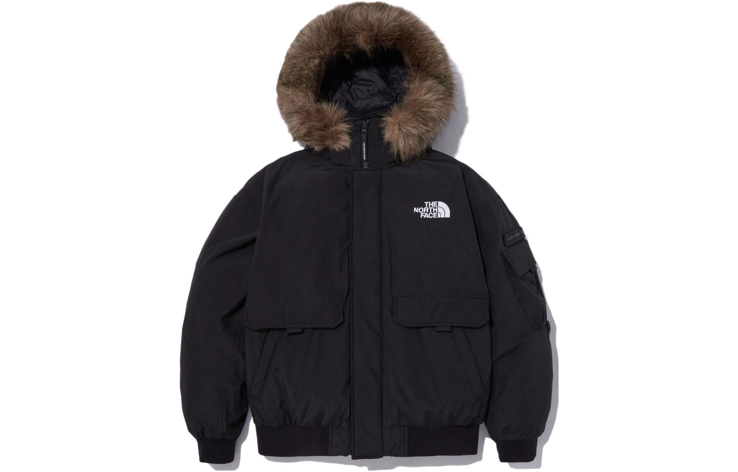 THE NORTH FACE Logo Polar Air Down Bomber Jacket 'Black' NJ1DN86A - 2