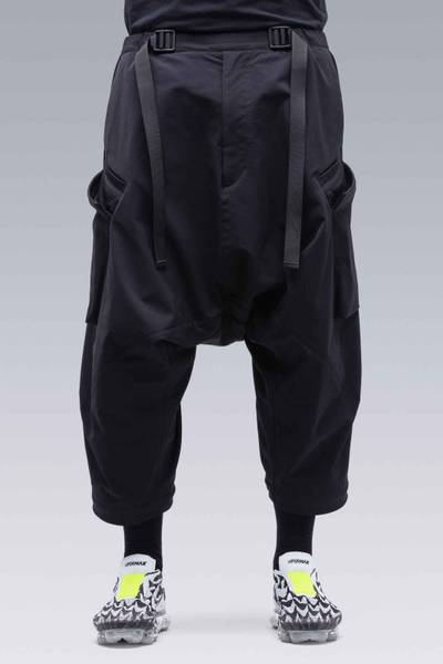 ACRONYM P30A-DS schoeller® Dryskin™ Ultrawide Drawcord Cargo Trouser Black outlook