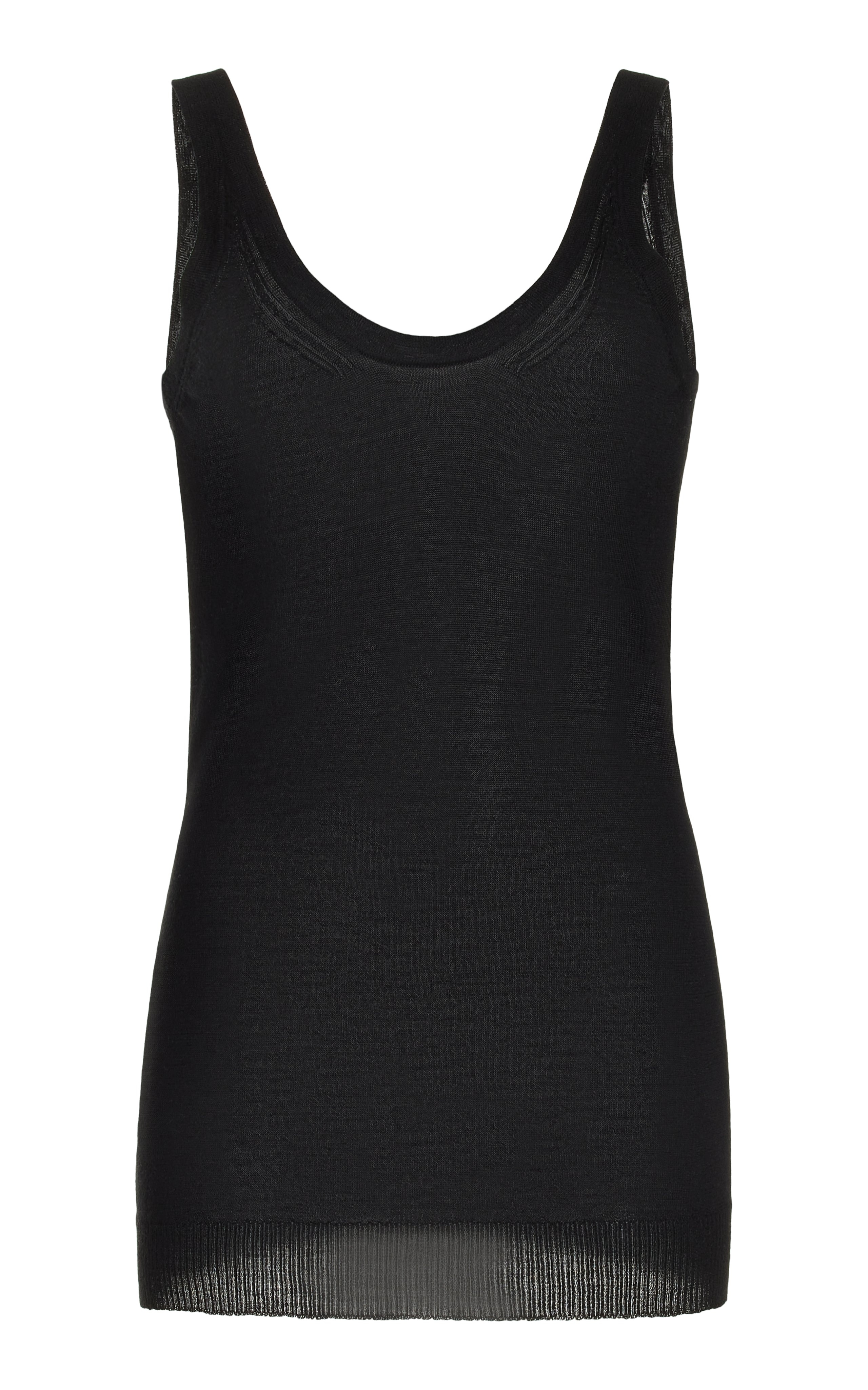 Toby Tank in Silk Cashmere - 1