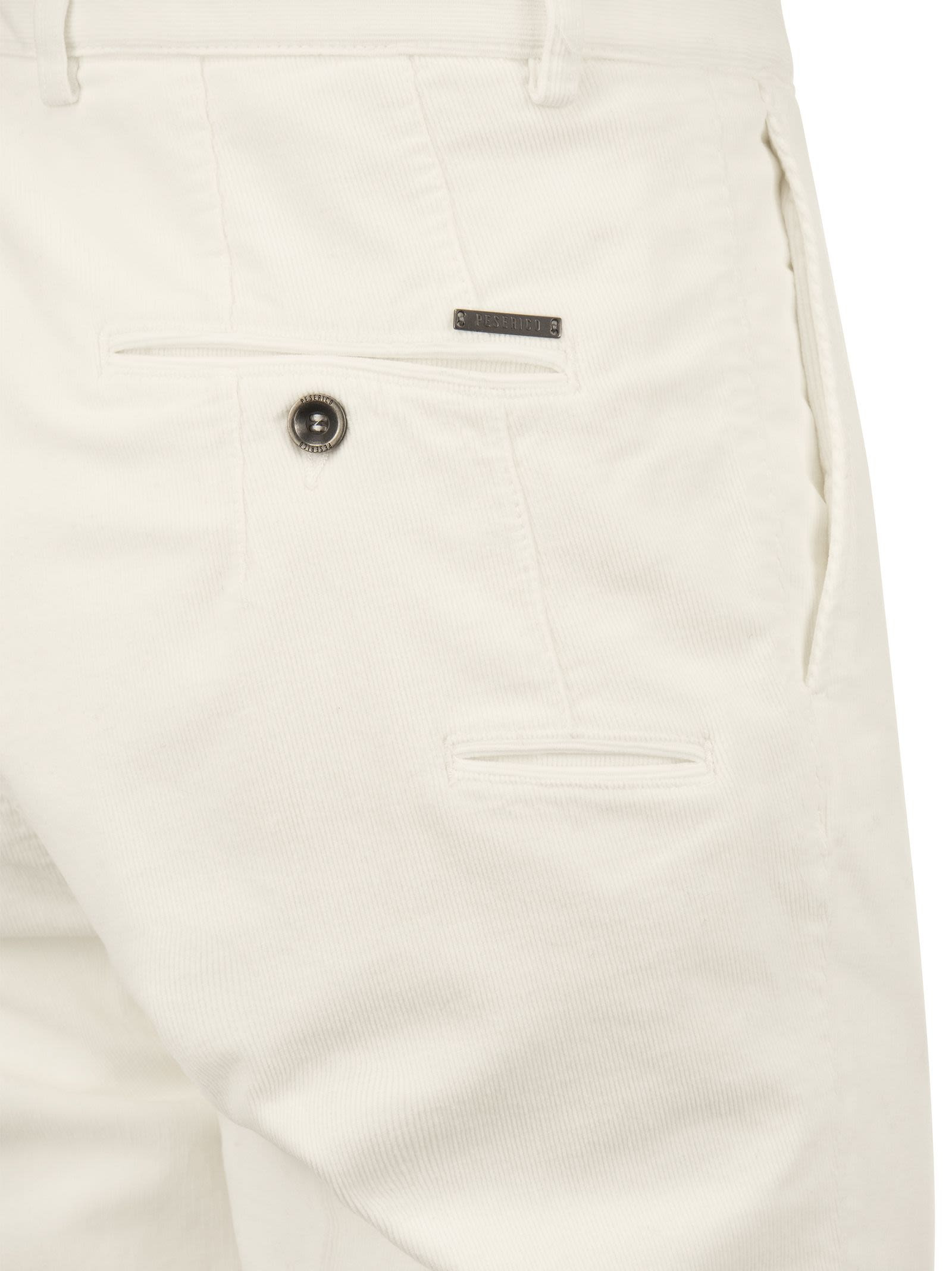 Peserico - Peserico Men Velvet Chino Trousers - 4