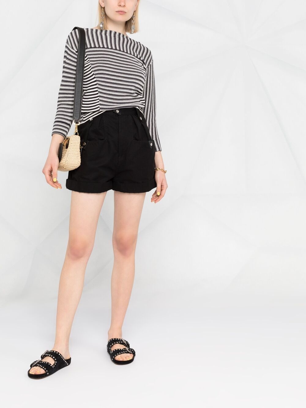 striped knit jumper - 2
