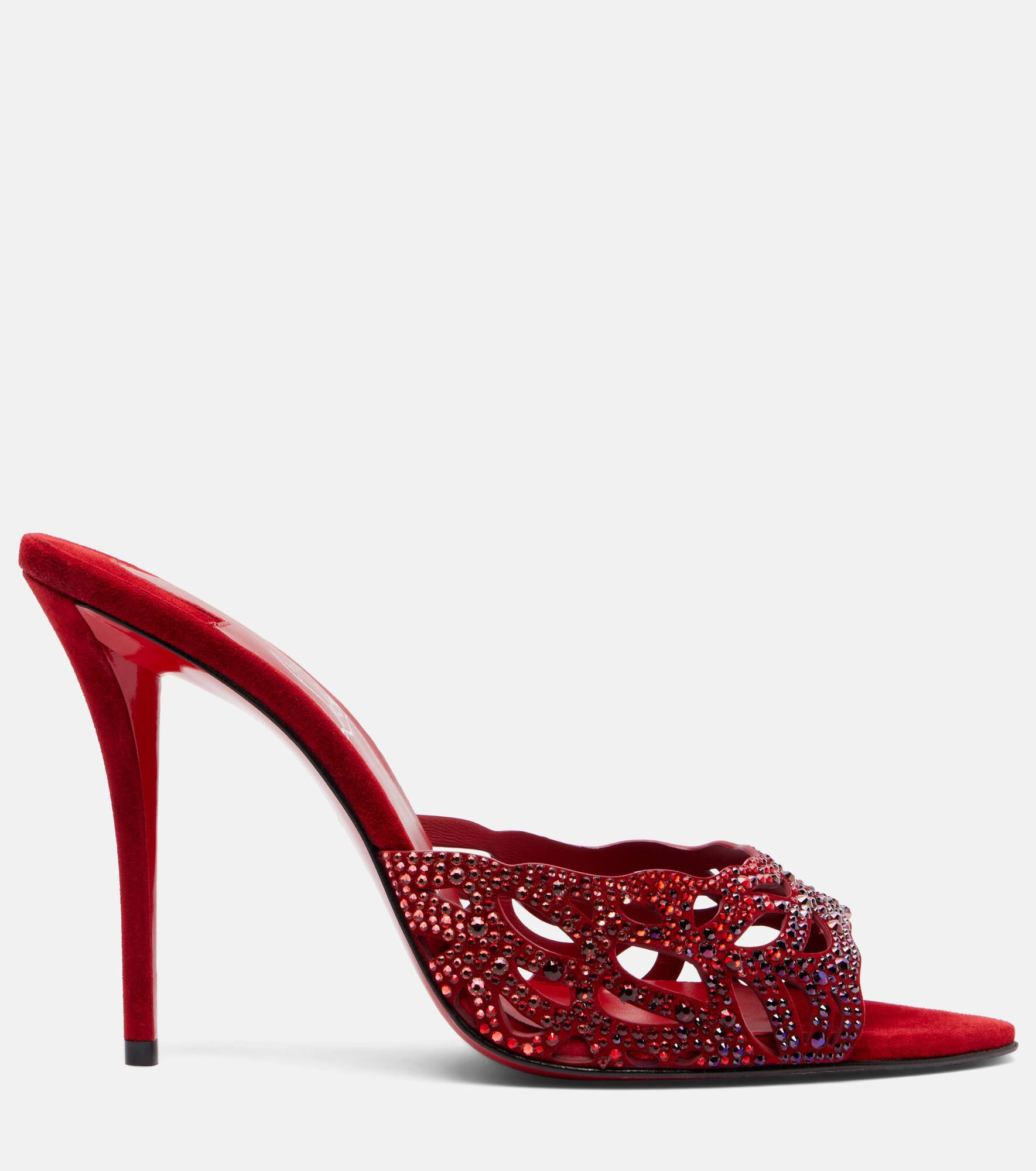 Lasera 100 embellished mules - 4