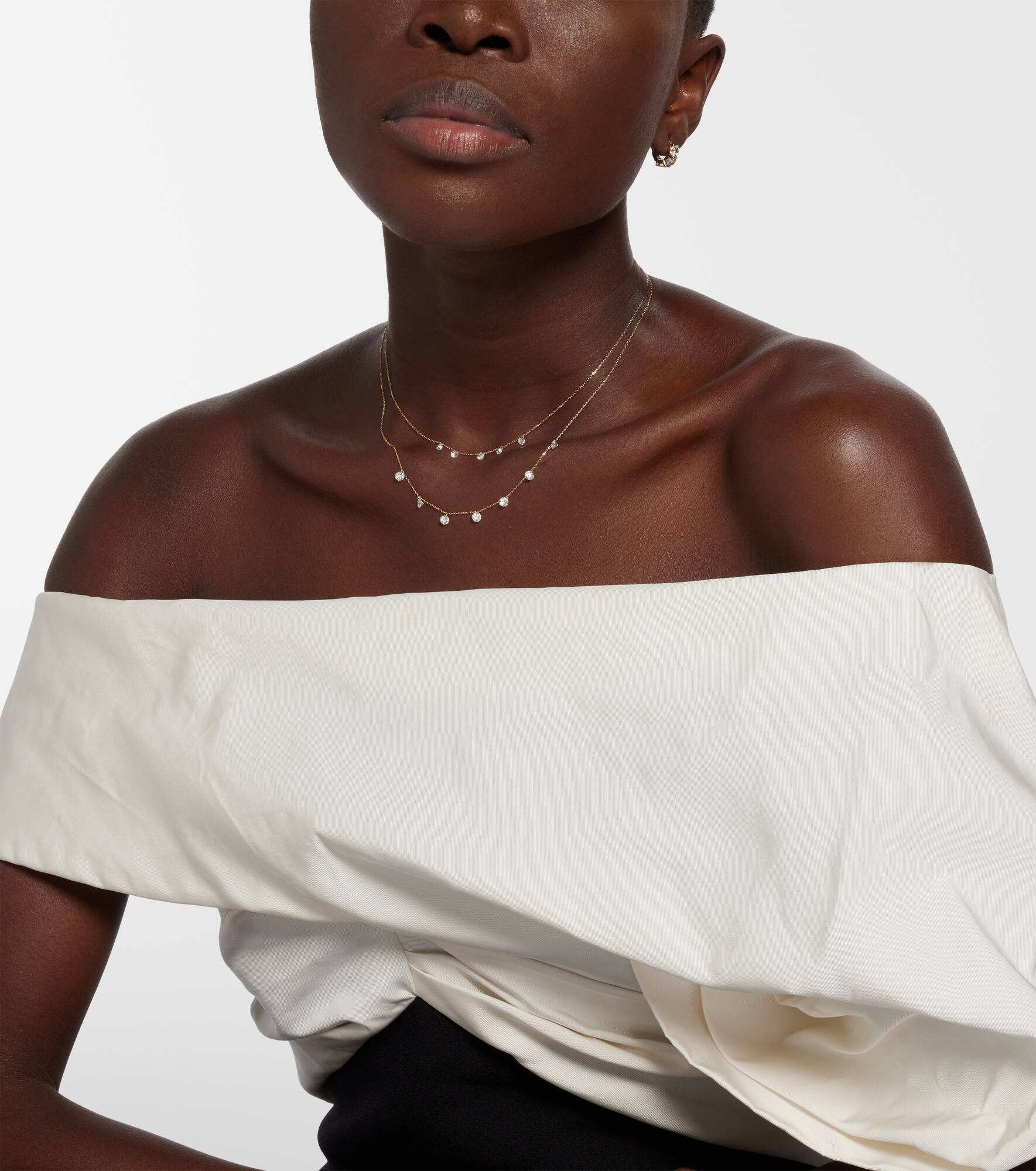 Danaé 18kt gold necklace with diamonds - 5