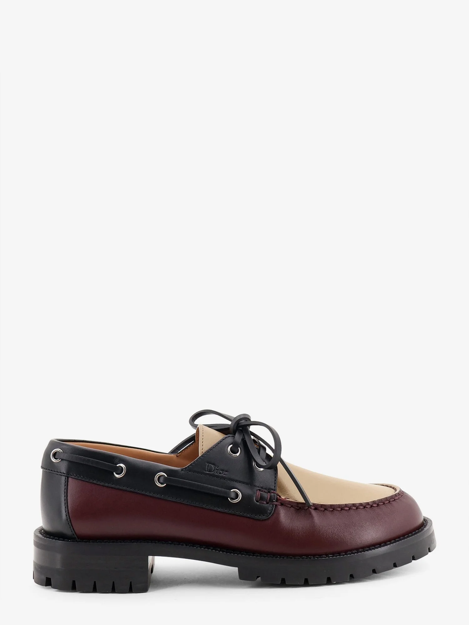 Dior Men Archie Lug Leather Moccasin - 1