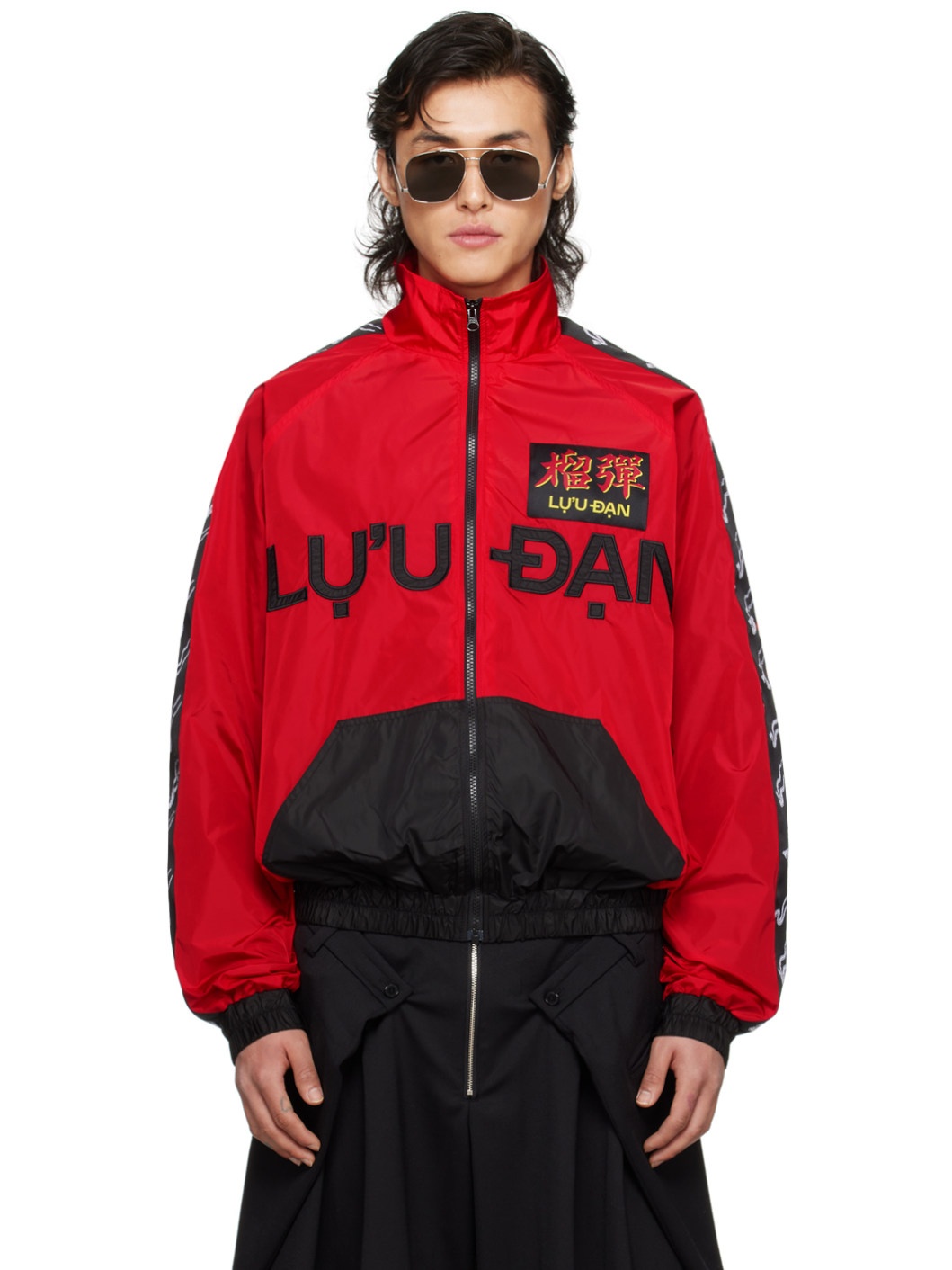 Red & Black Shell Jacket - 1
