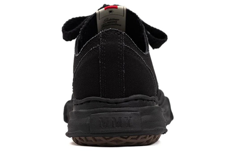Maison MIHARA YASUHIRO PETERSON OG Sole Canvas Low-top Sneaker 'Black' A01FW702-BLKBLK - 5