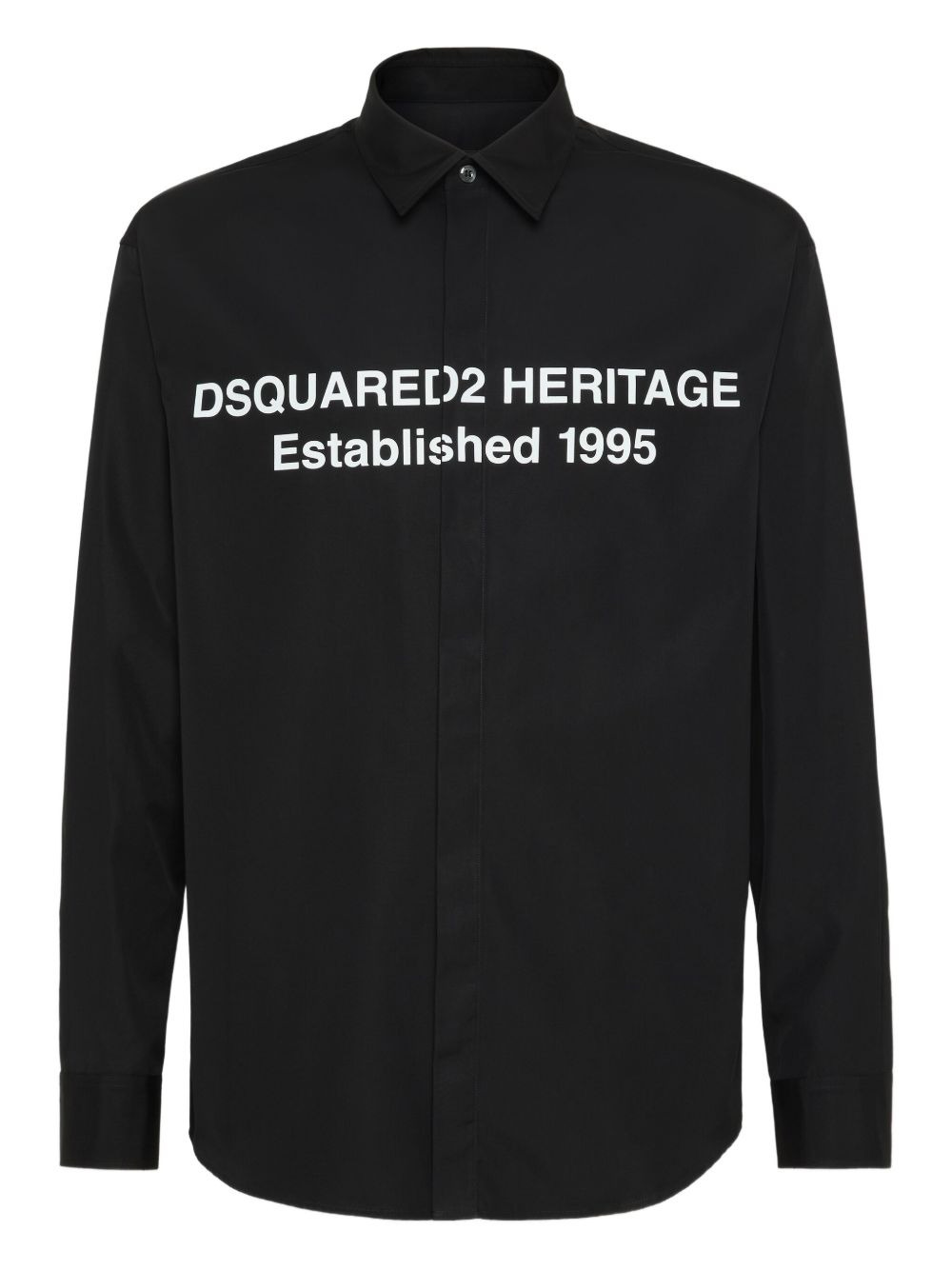logo-print shirt - 1