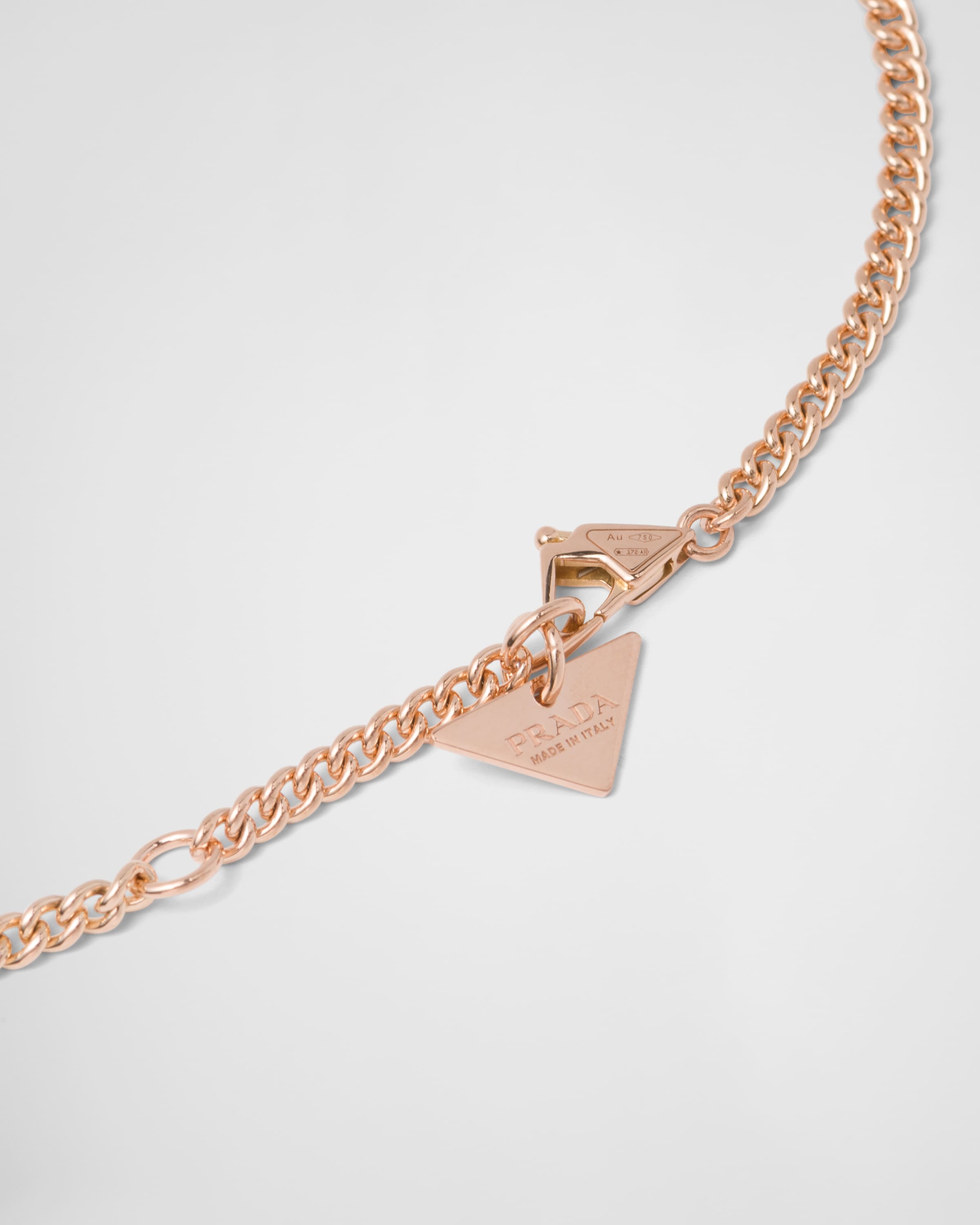 Eternal Gold pendant necklace in pink gold with diamonds - 5