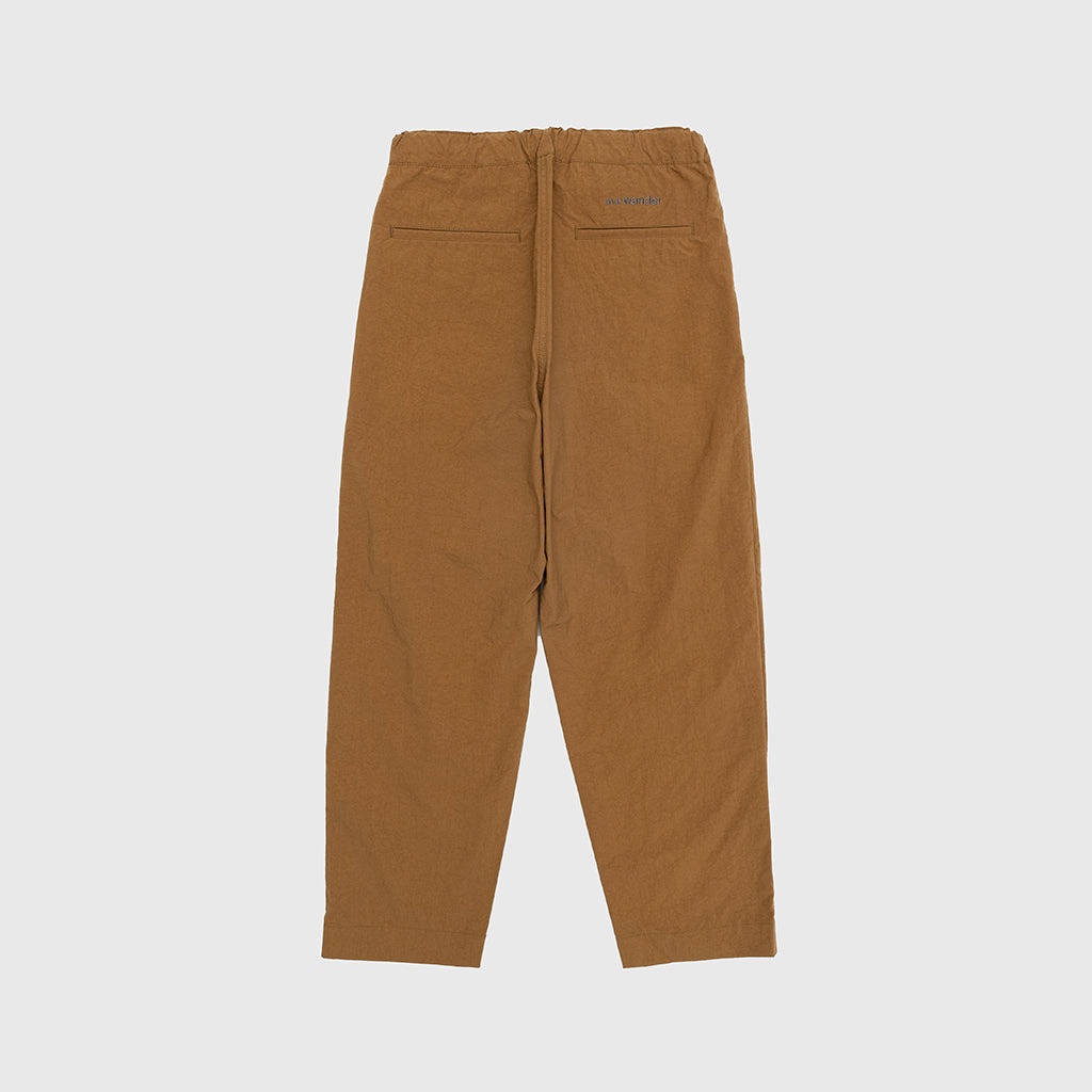 and Wander NYLON CHINO TUCK TAPERED PANTS | REVERSIBLE