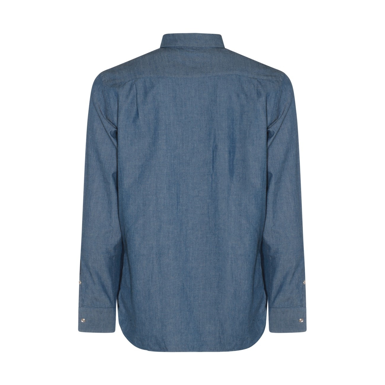 blue cotton shirt - 2