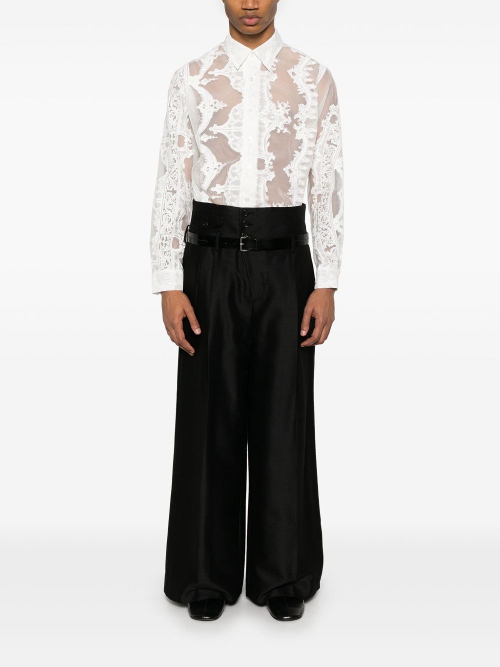 patterned shirt - 2
