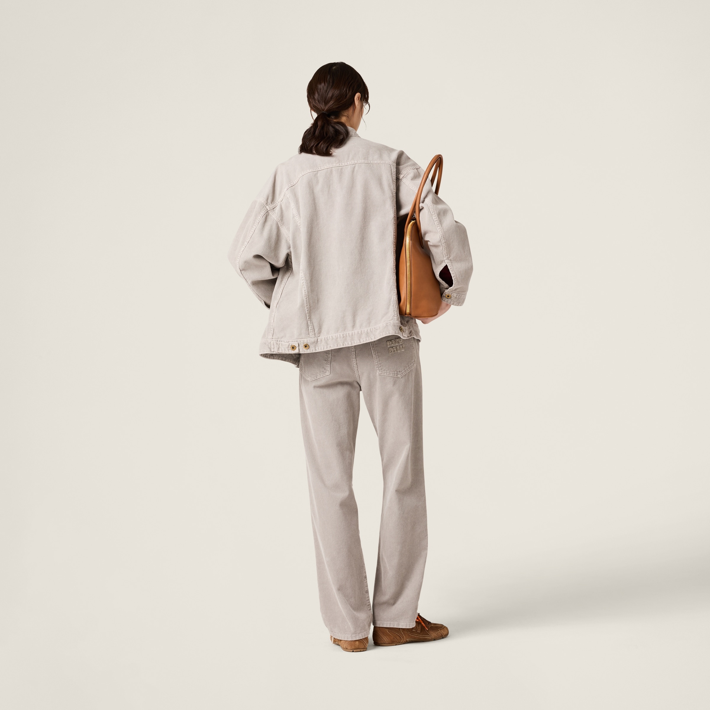 Garment-dyed corduroy pants - 3