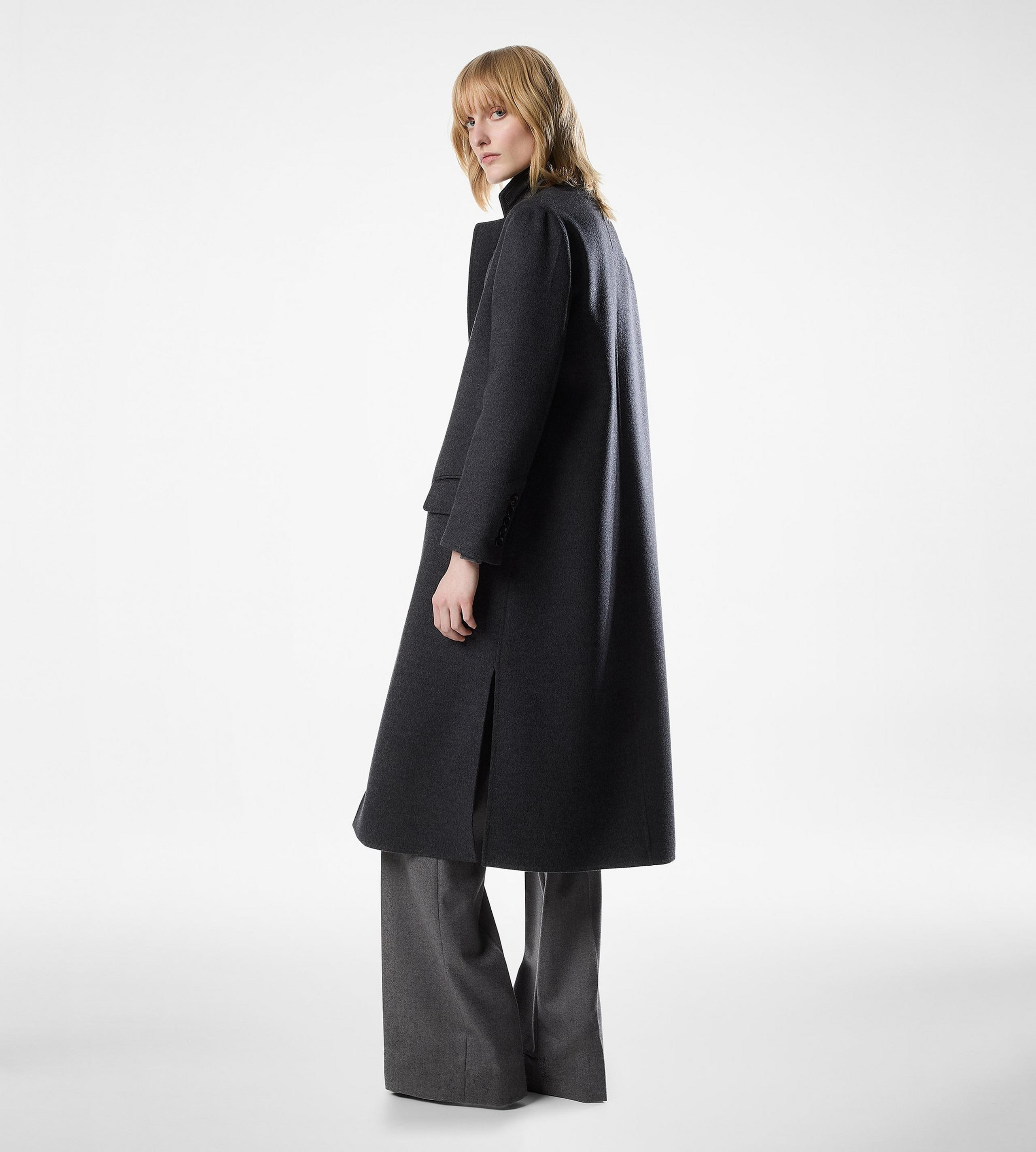 SINGLE BREASTED COAT - 4