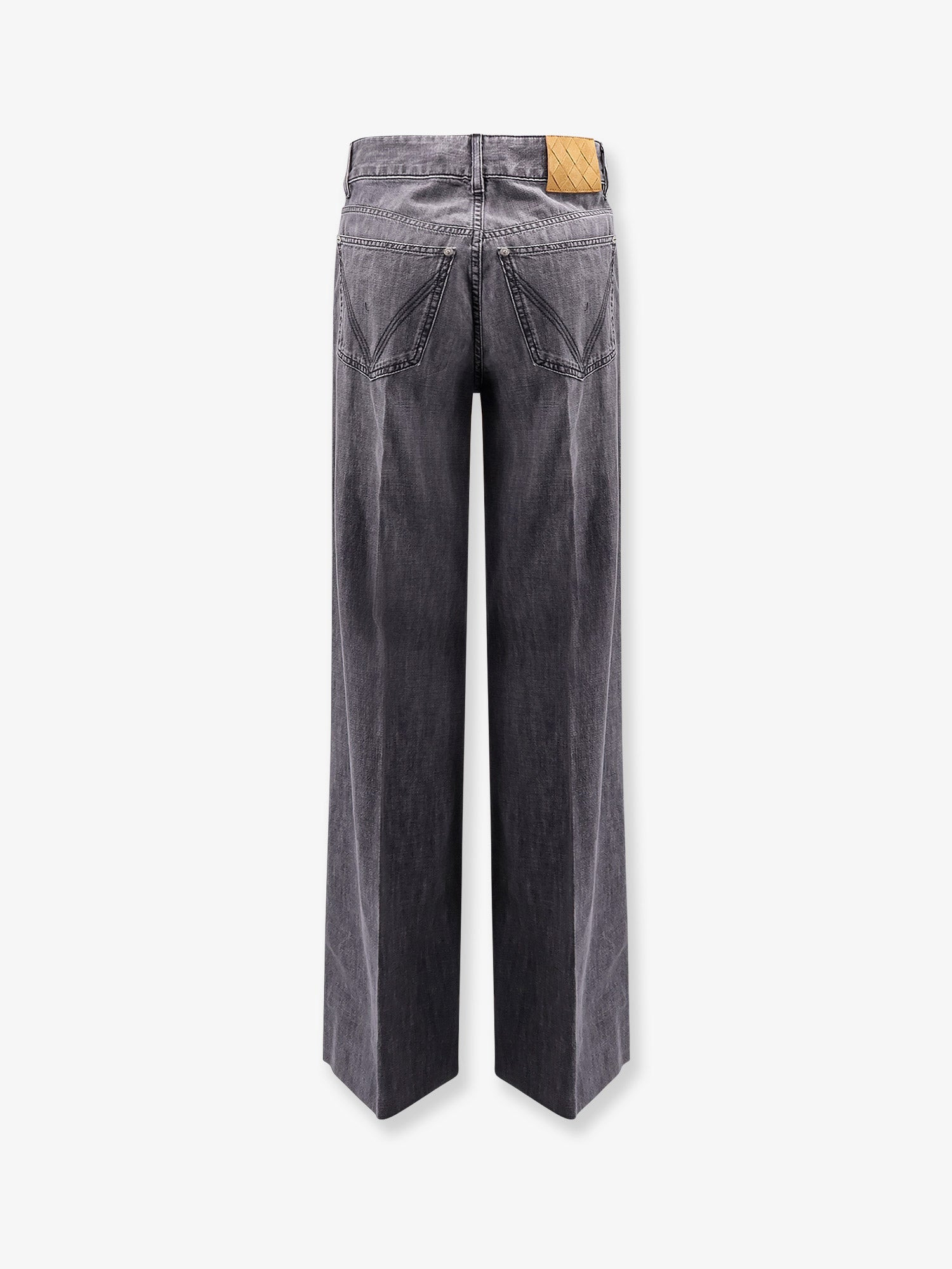 Bottega Veneta Black Washed Palazzo Denim Jeans - 4