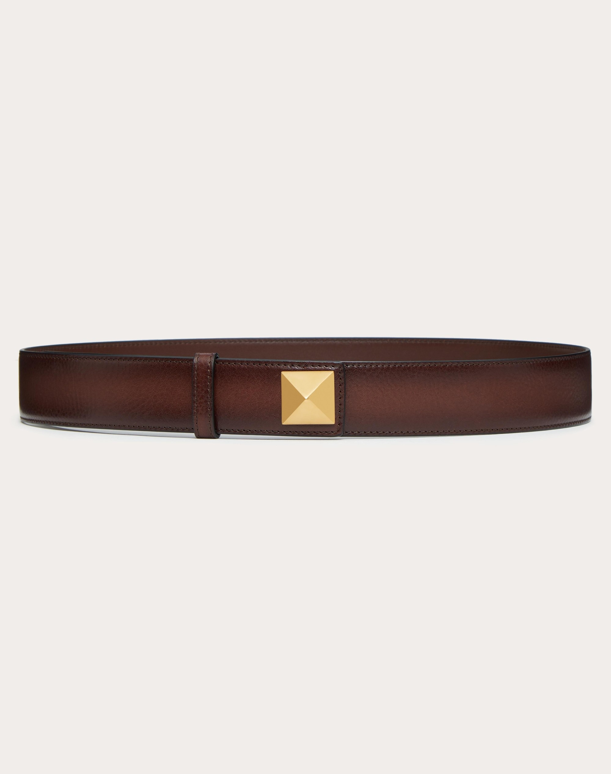 ROMAN STUD BELT IN OMBRÉ COWHIDE - 1