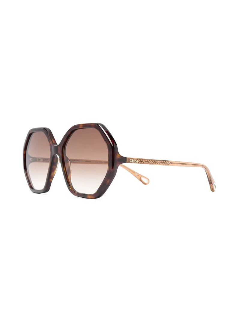 Chloé Esther hexagonal-frame sunglasses outlook
