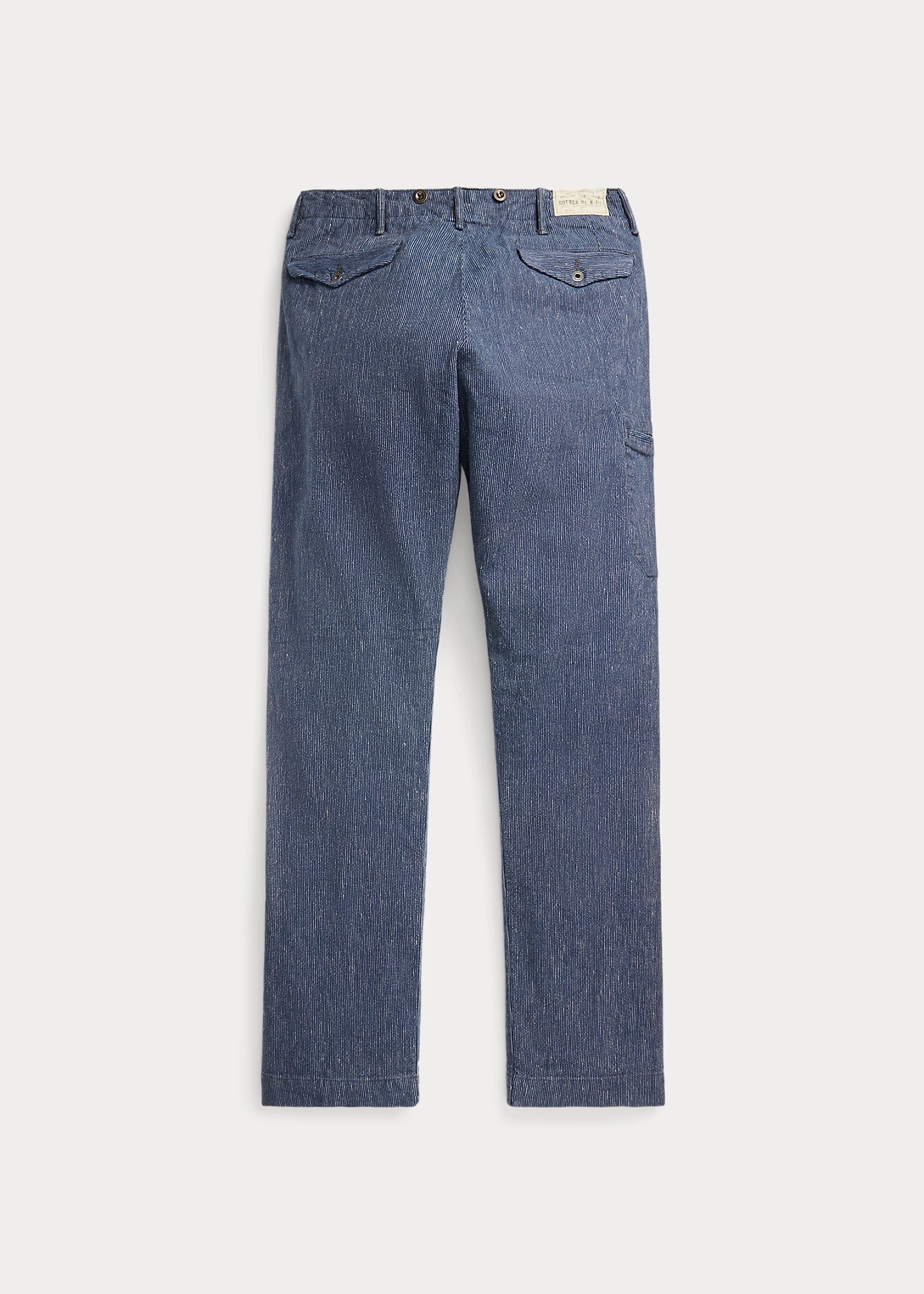 RRL by Ralph Lauren Indigo Linen-Cotton Officer's Pant - 648408