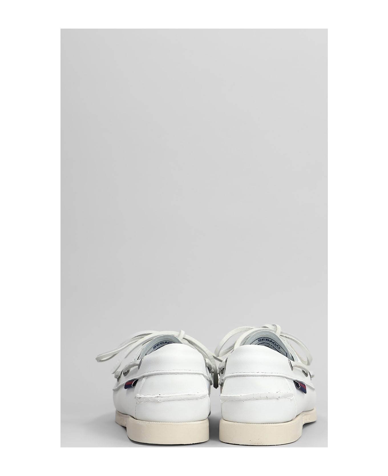 Portland Loafers In White Leather - 4